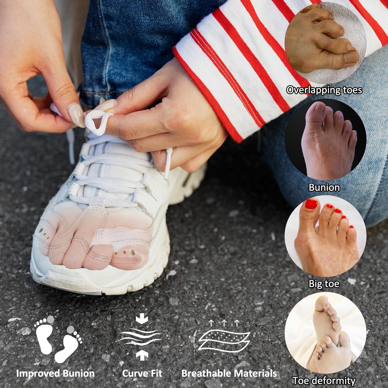 Separadores de Dedos de Gel Qianyu - Paquete de 8 Piezas