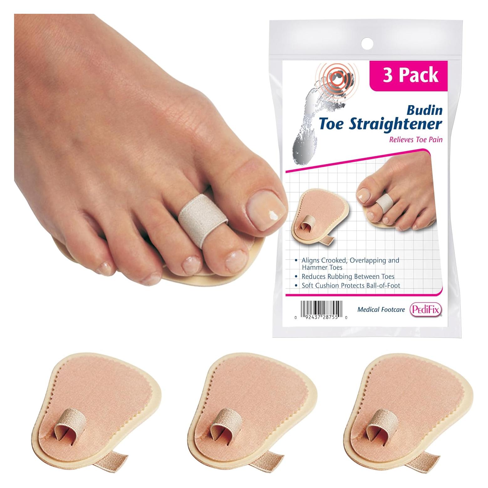 Enderezador de Dedos PediFix - Paquete de 3 Alineadores