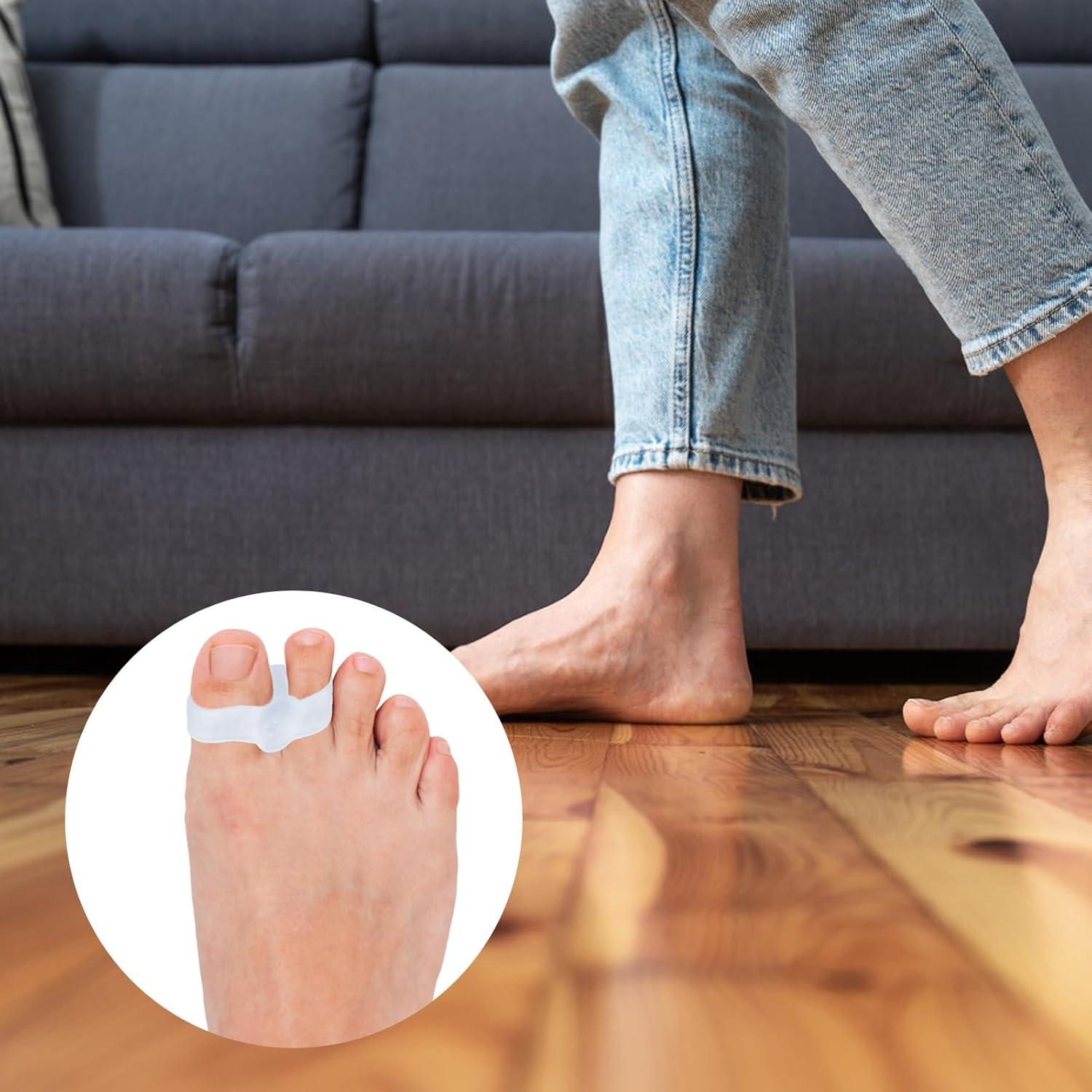 Separadores de Dedos de Silicona 12 Piezas Lasuroa 5x1.4cm