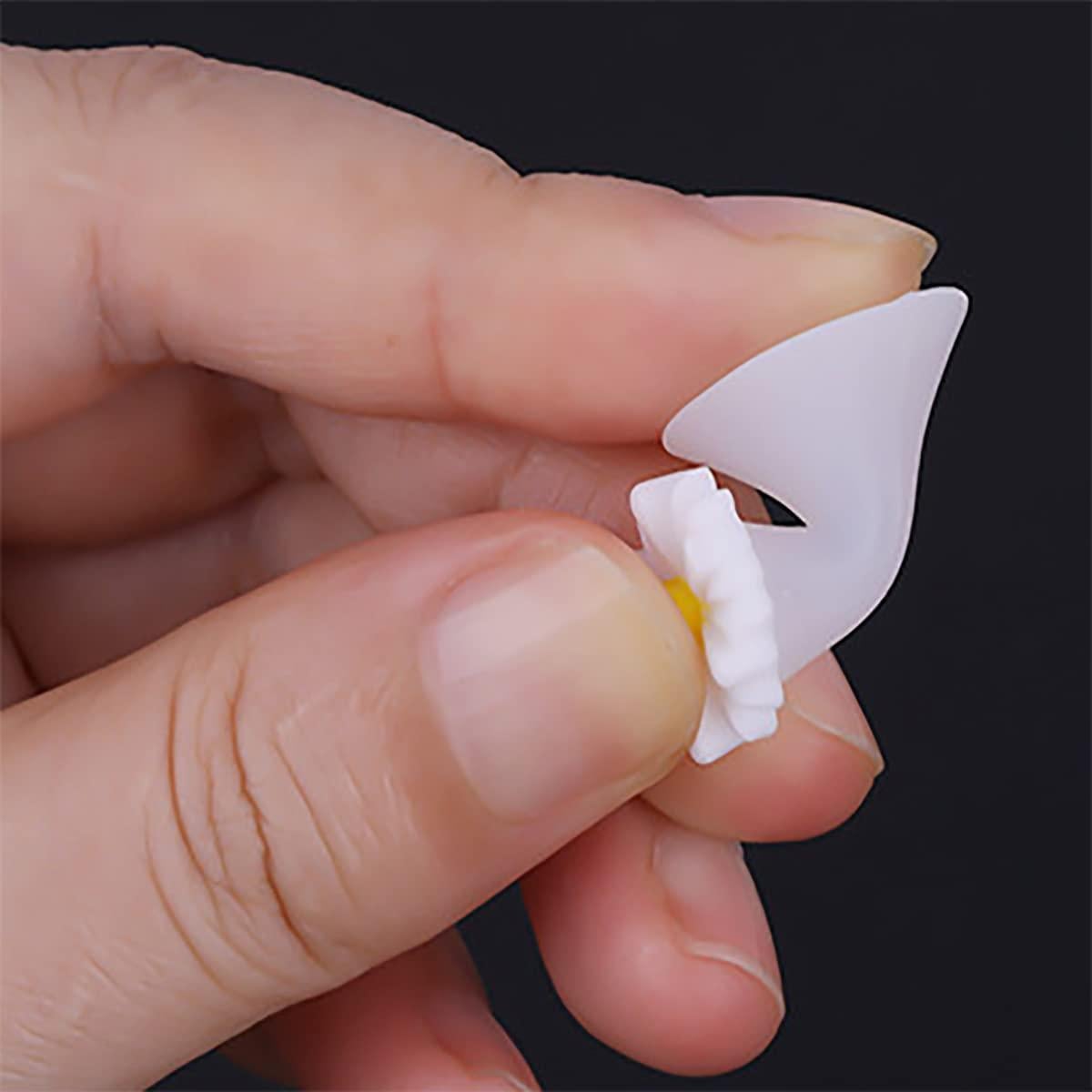 Separadores de Dedos de Silicona YIUIRUOI 16 Piezas Manicura