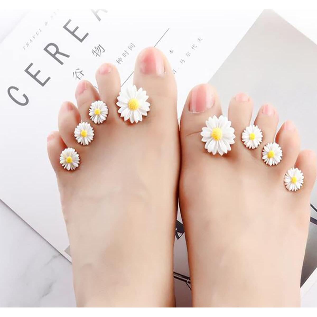 Separadores de Dedos de Silicona YIUIRUOI 16 Piezas Manicura