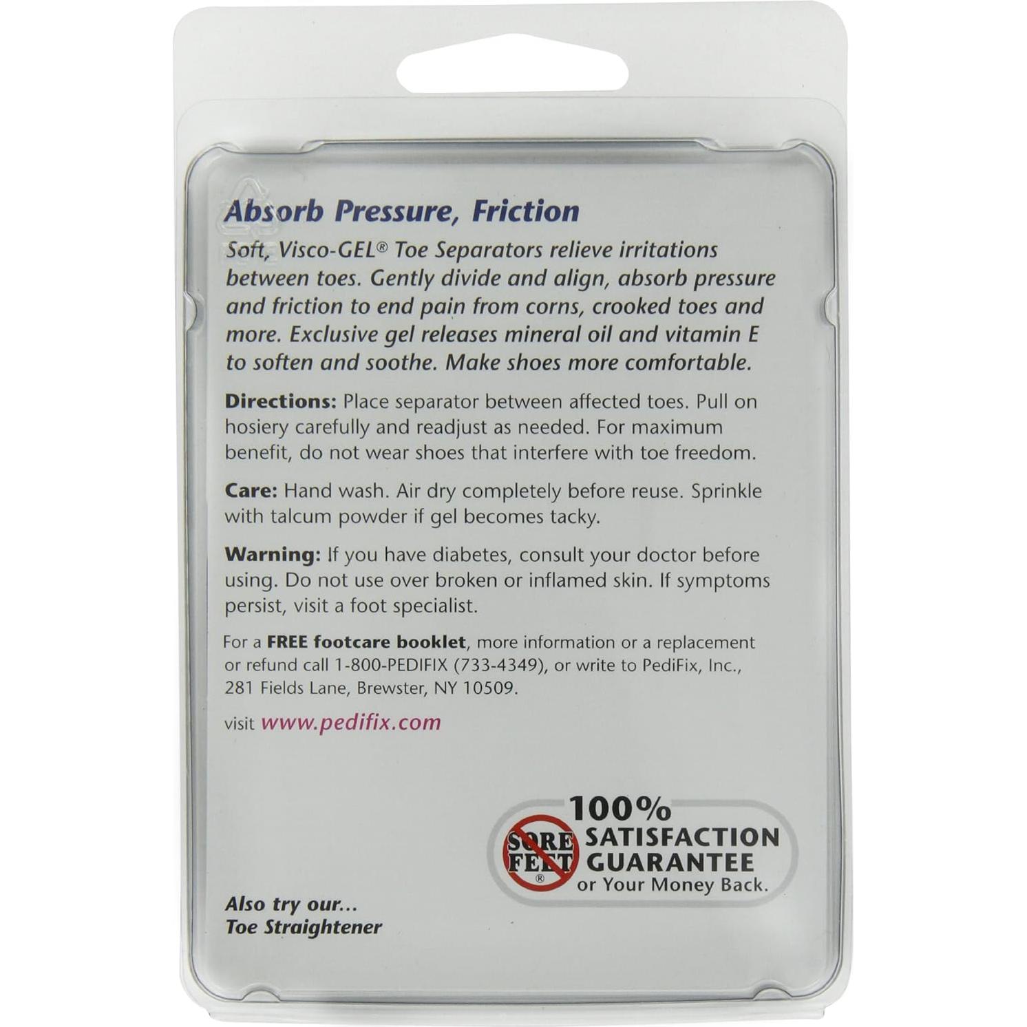 Separadores de Dedos Visco-gel PediFix Grande - Alivio Callos