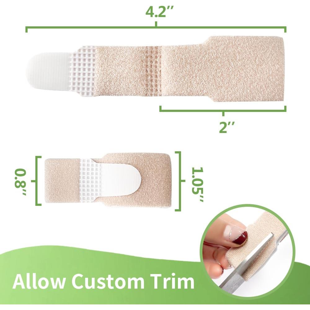 Fajas para Dedos Niupiour - 8 Vendajes de Tela para Alivio