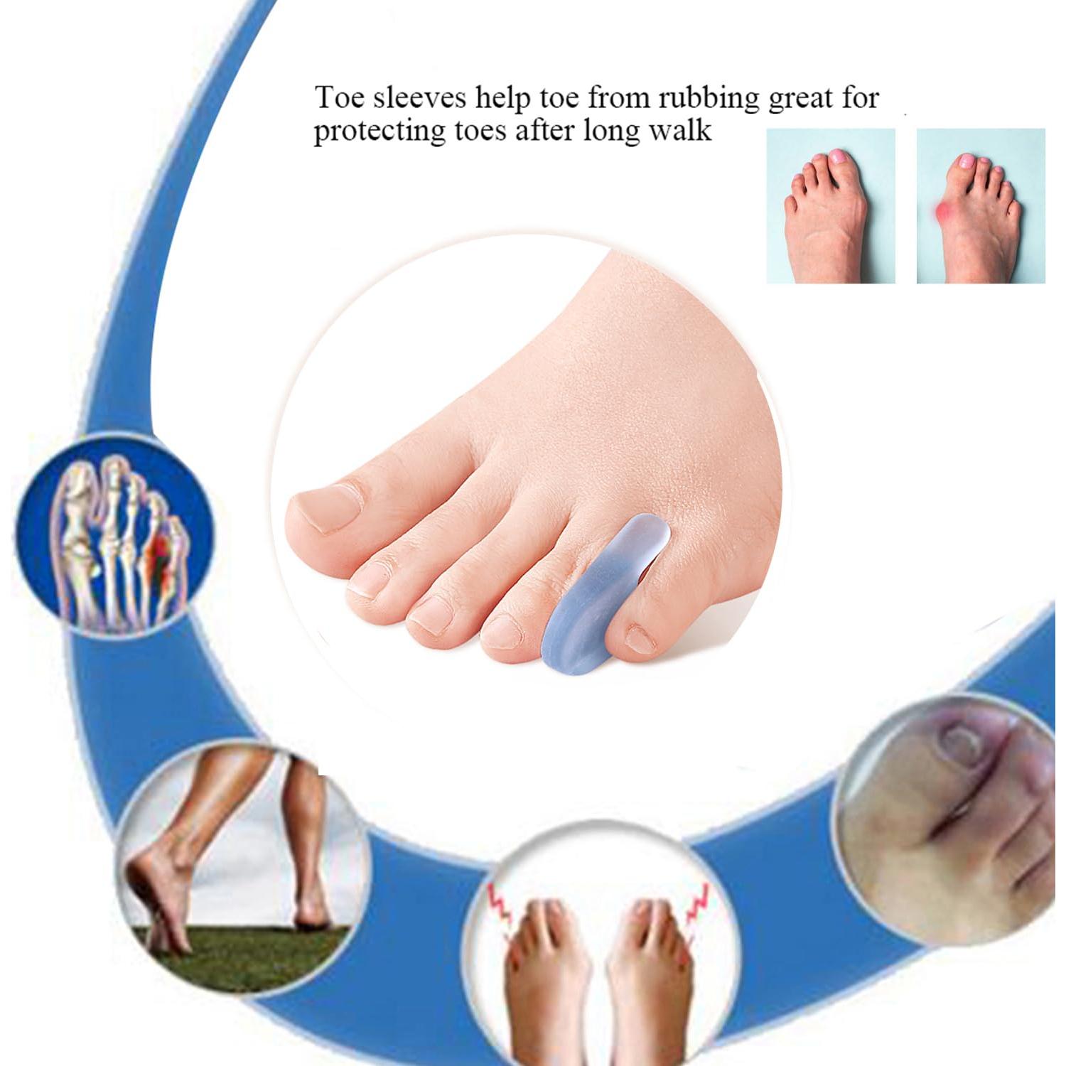 Separadores de Dedo Meñique de Gel Yimanduo - 10 Piezas