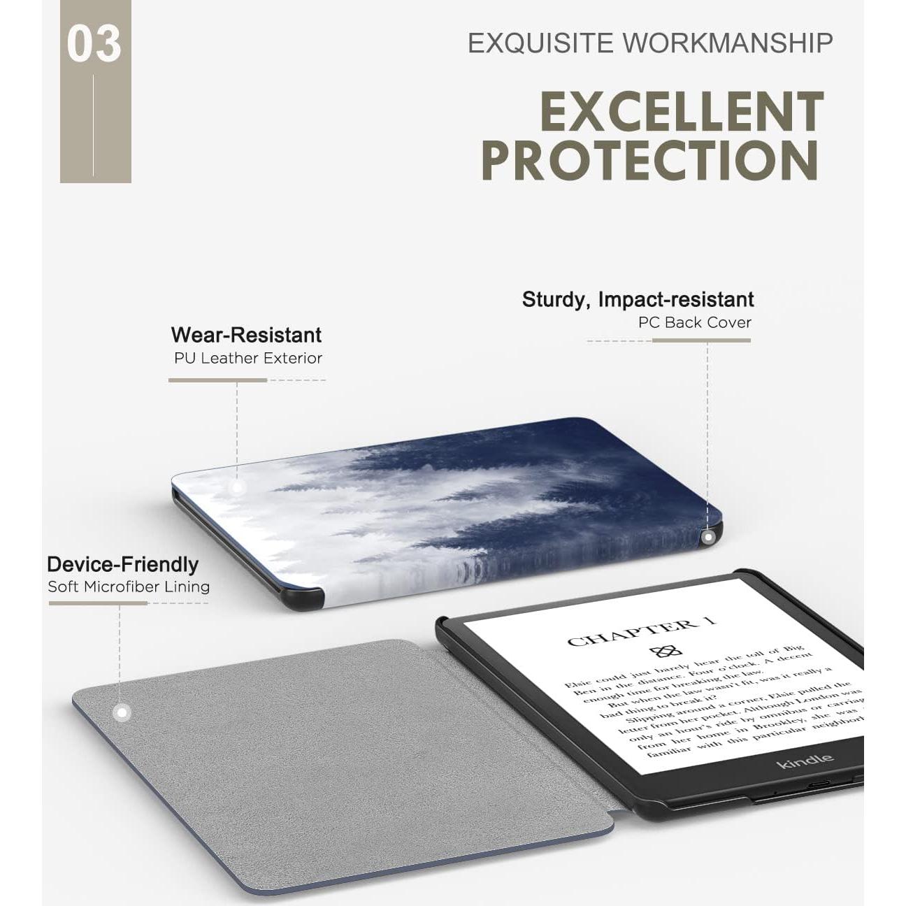 Funda MoKo para Kindle Paperwhite 11ª Gen 2021 Gris