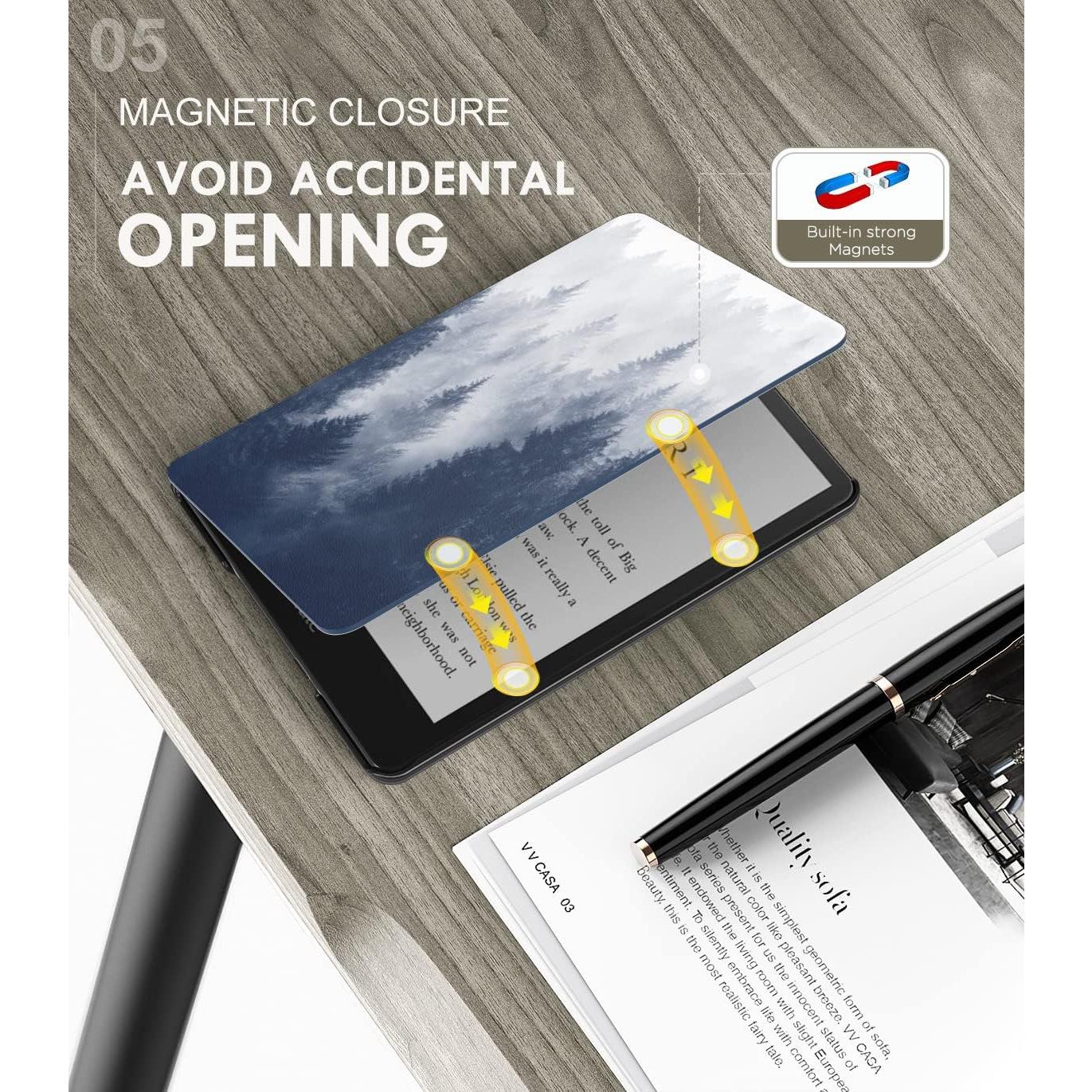 Funda MoKo para Kindle Paperwhite 11ª Gen 2021 Gris