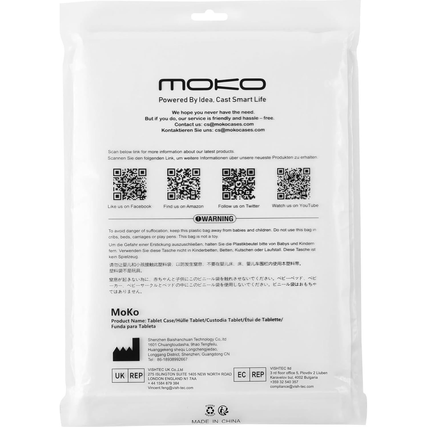 Funda MoKo para Kindle Paperwhite 11ª Gen 2021 Gris