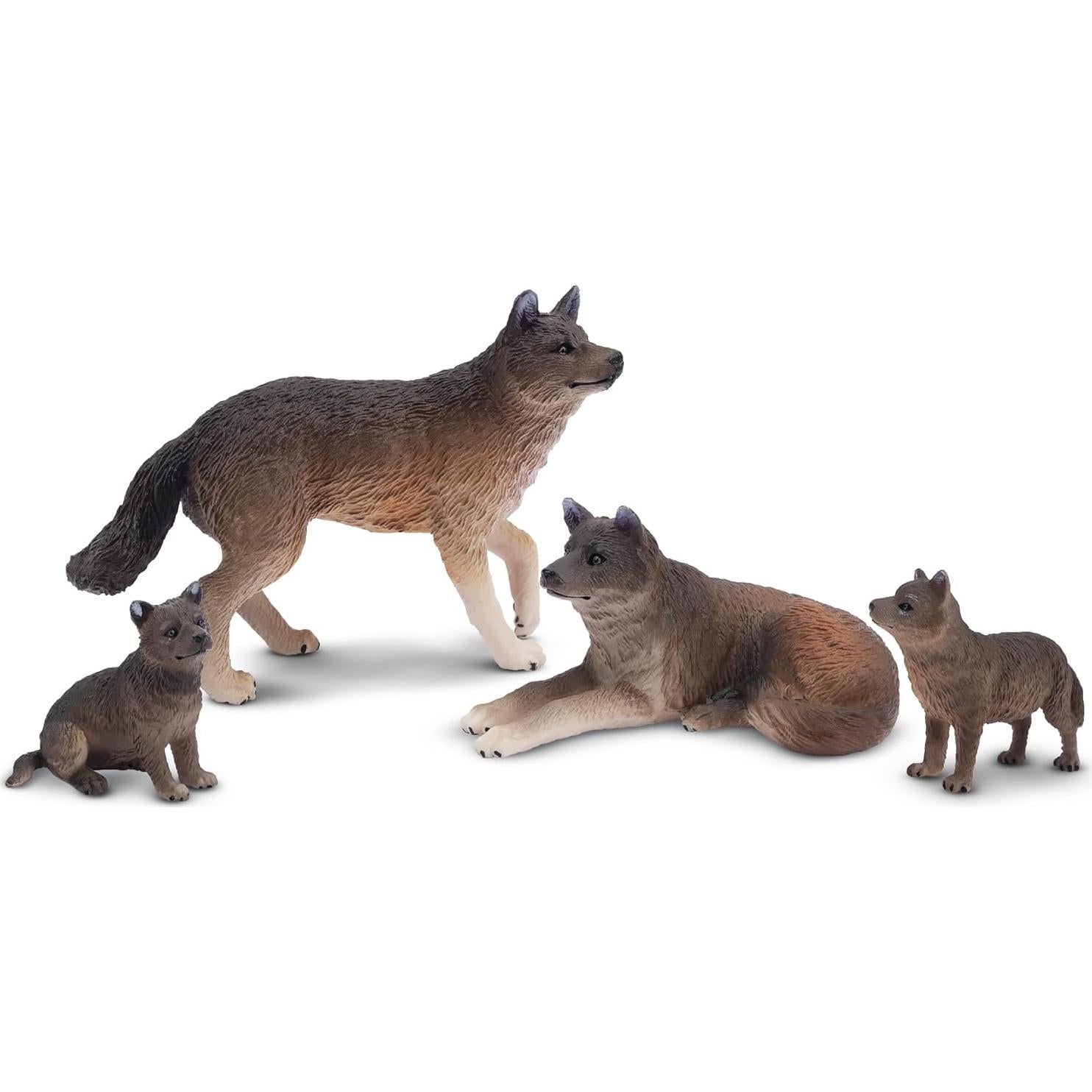 Figuras de Lobo Toymany 8PCS Juguetes Educativos Realistas