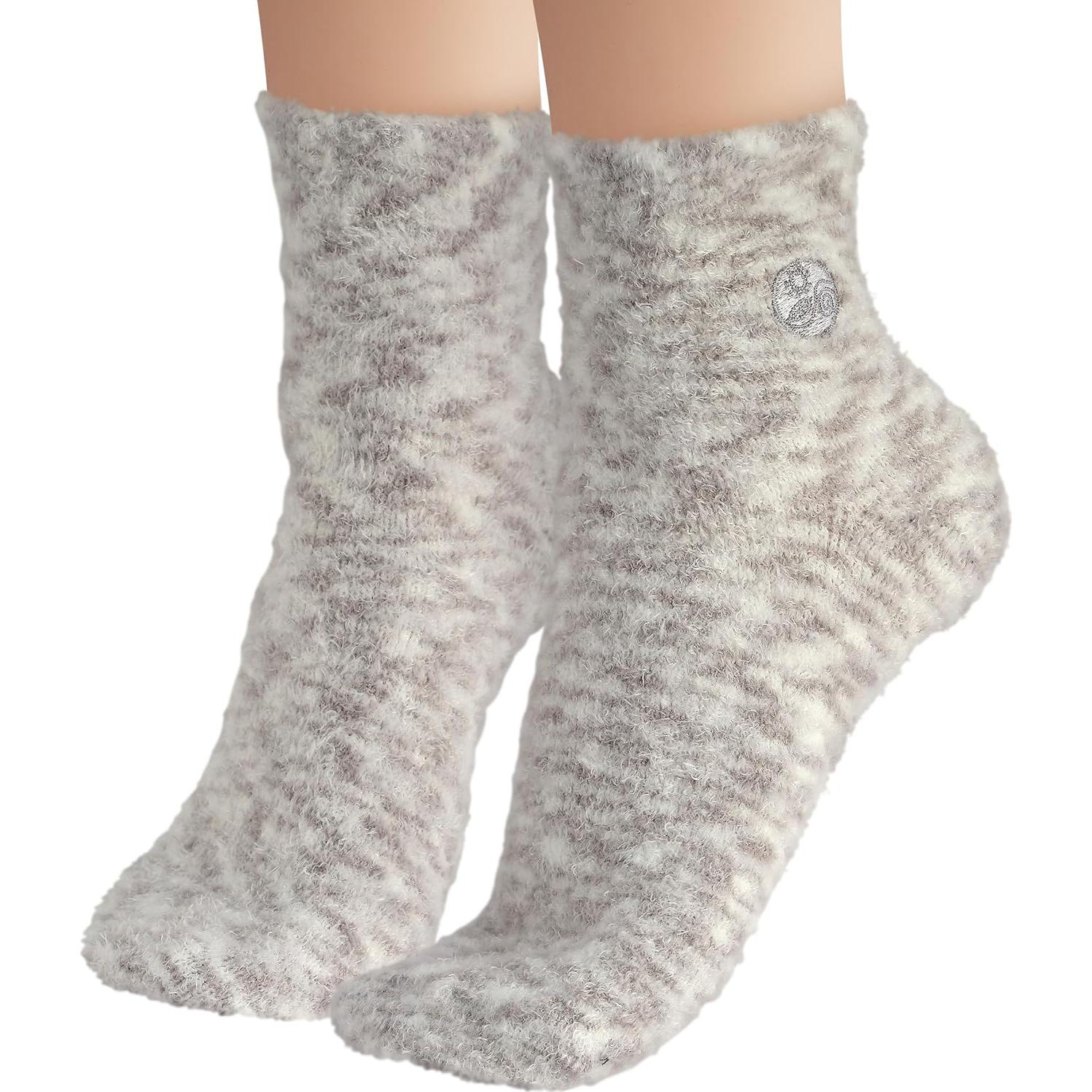 Calcetines Terapéuticos Earth Therapeutics con Aloe Vera y Vitamina E - 2 Pares