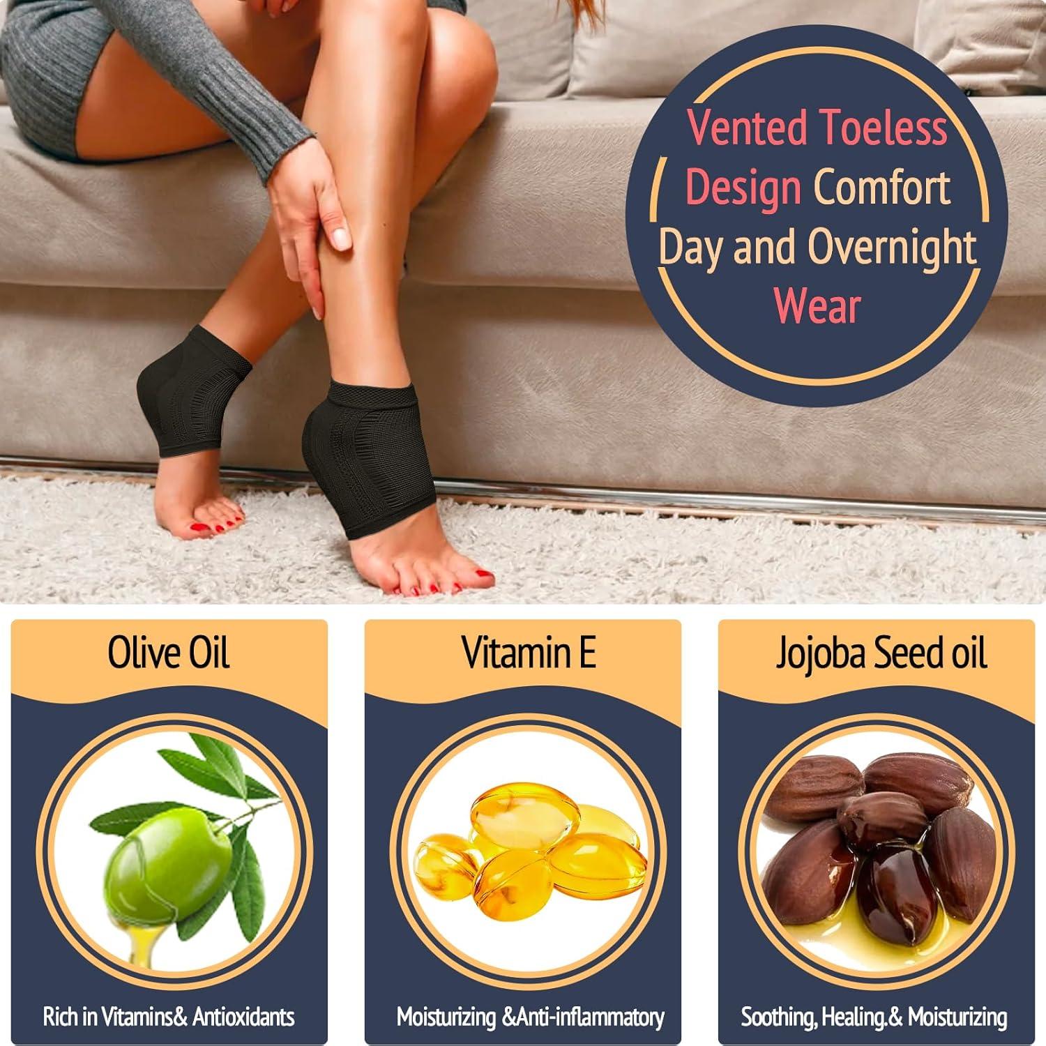 Calcetines Hidratantes para Talones Agrietados Mickee - 2 Pares