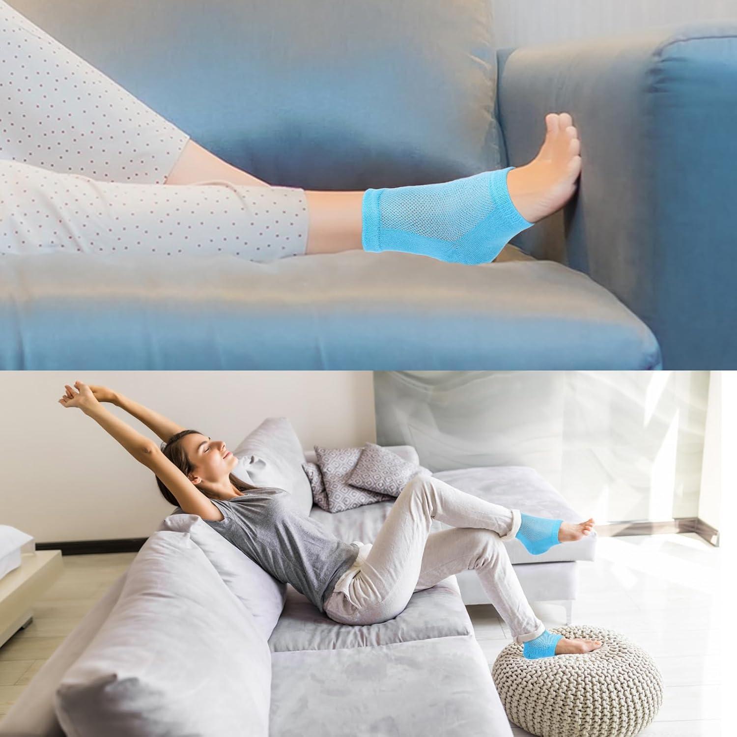 Calcetines hidratantes de talón YUXIANLB - 2 pares