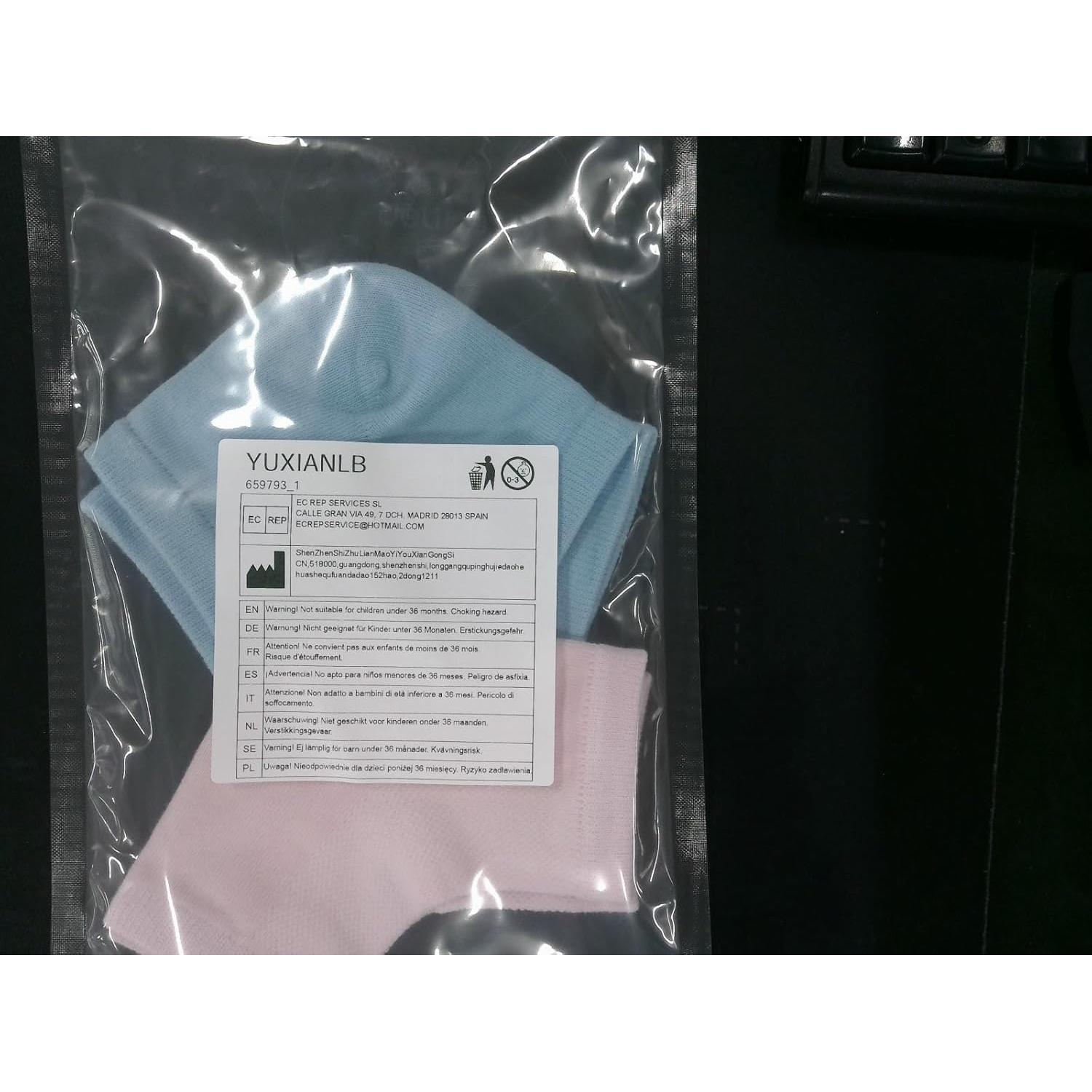 Calcetines hidratantes de talón YUXIANLB - 2 pares