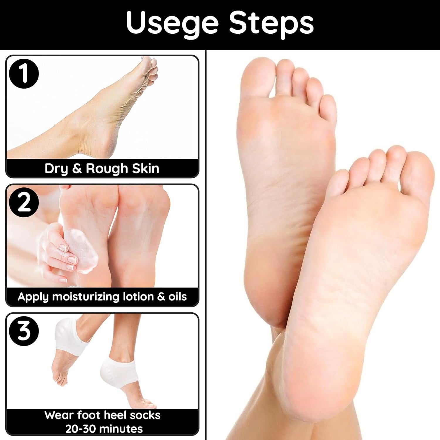 Calcetines Hidratantes Segbeauty 16 Piezas para Pies Secos