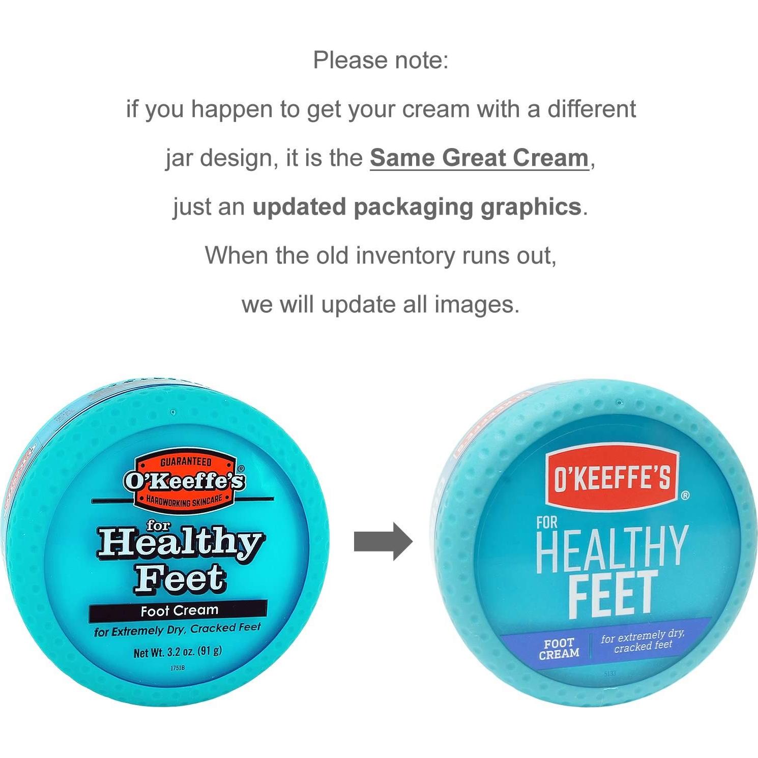 Set de Calcetines de Gel Hidratante y Crema O'Keeffe para Talones