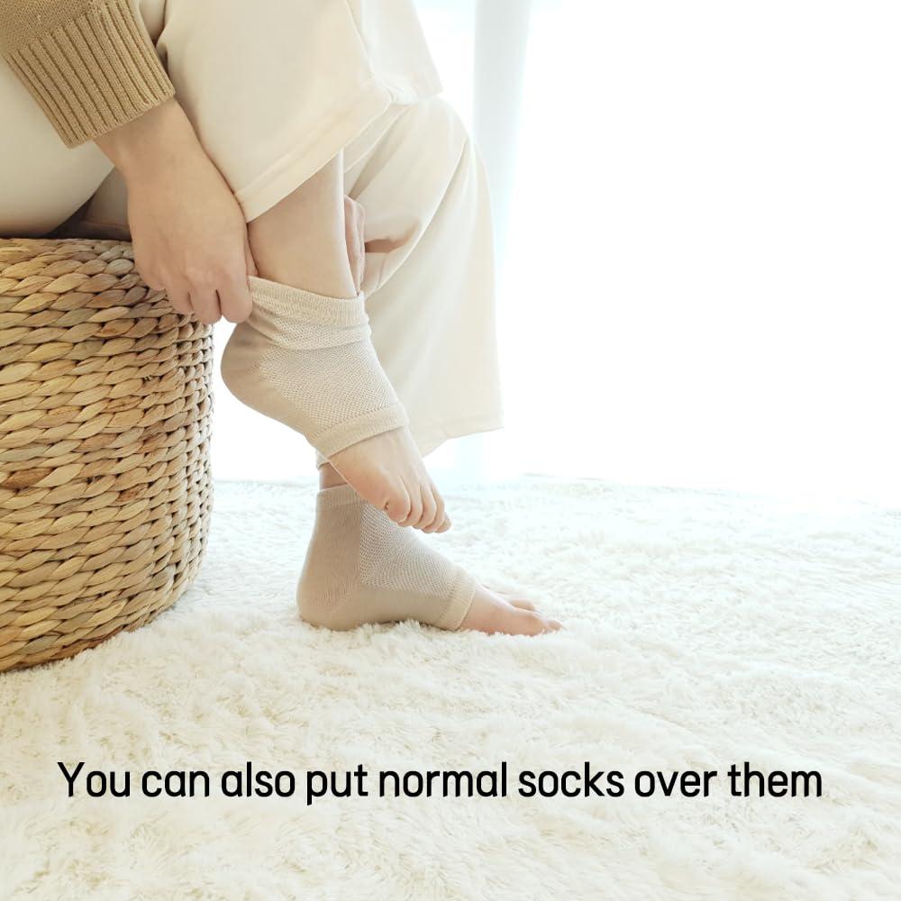 Calcetines Hidratantes FOOTINSOLE para Talones Secos - 1 Par