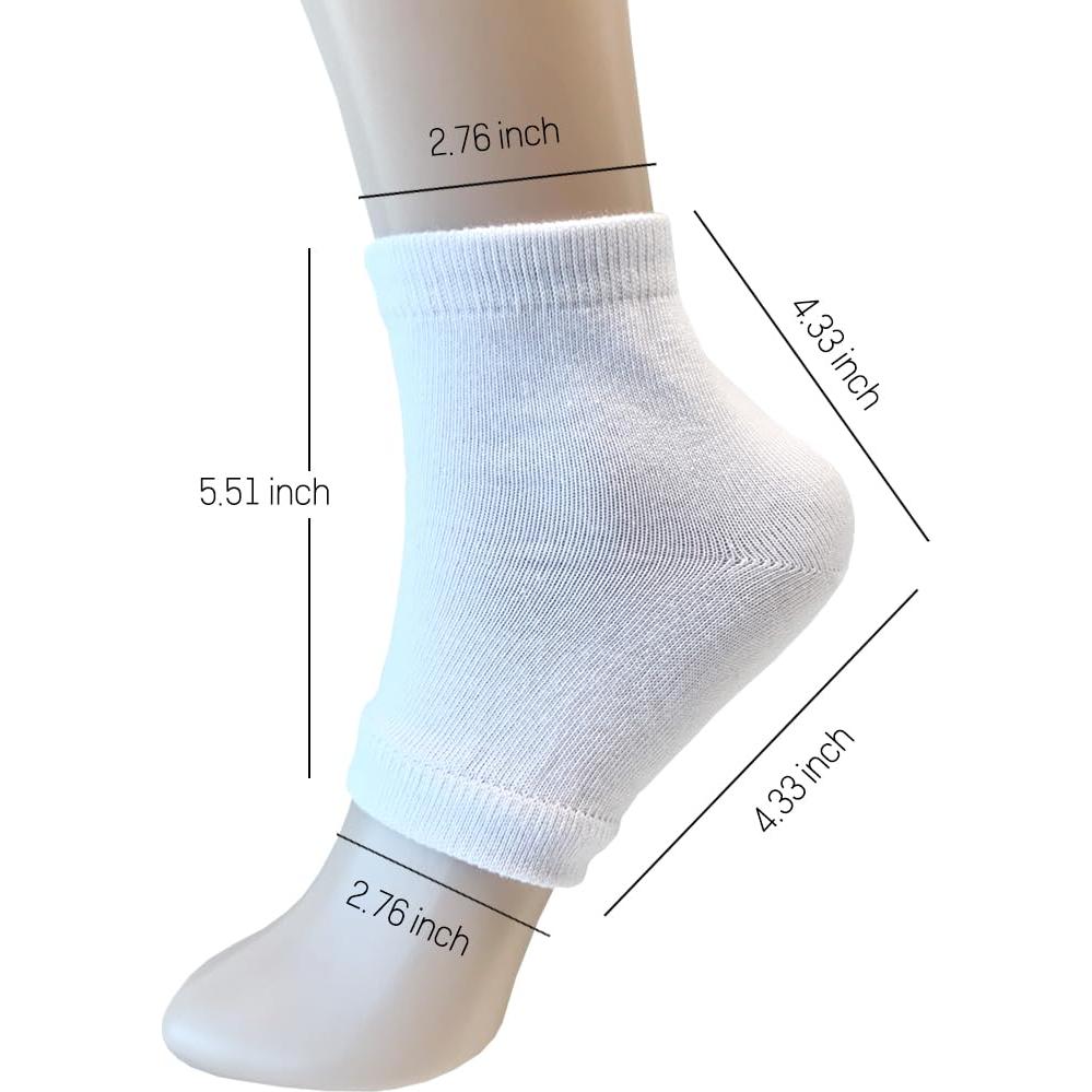 Calcetines Hidratantes FOOTINSOLE para Talones Secos - 1 Par