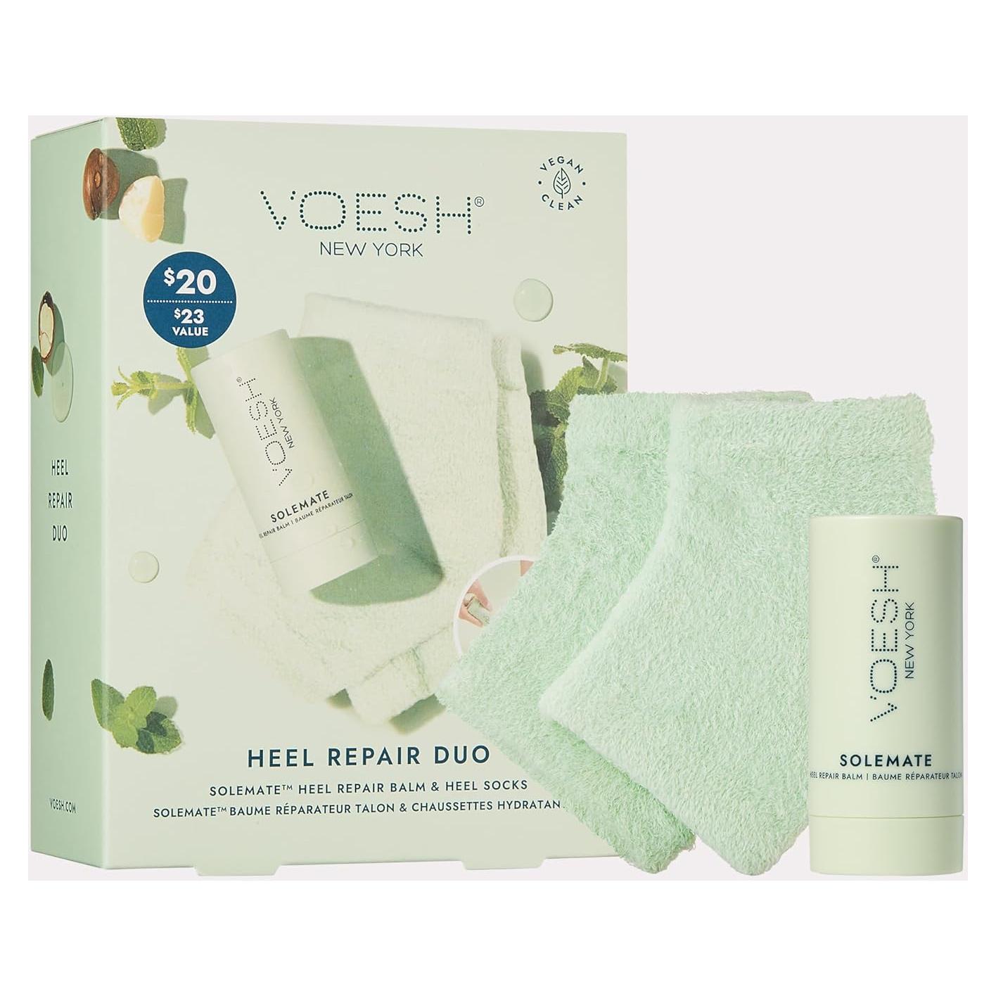Bálsamo Reparador de Talones Voesh + Calcetines Hidratantes