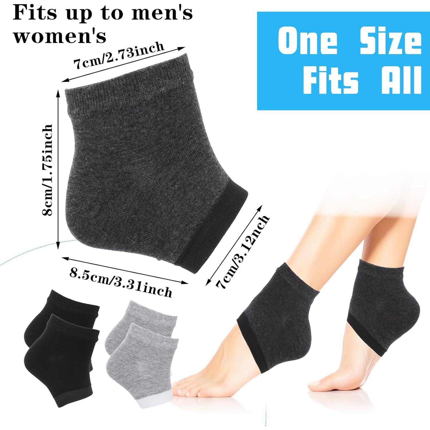 Calcetines Hidratantes Sin Dedos Gjinxi para Talones Agrietados