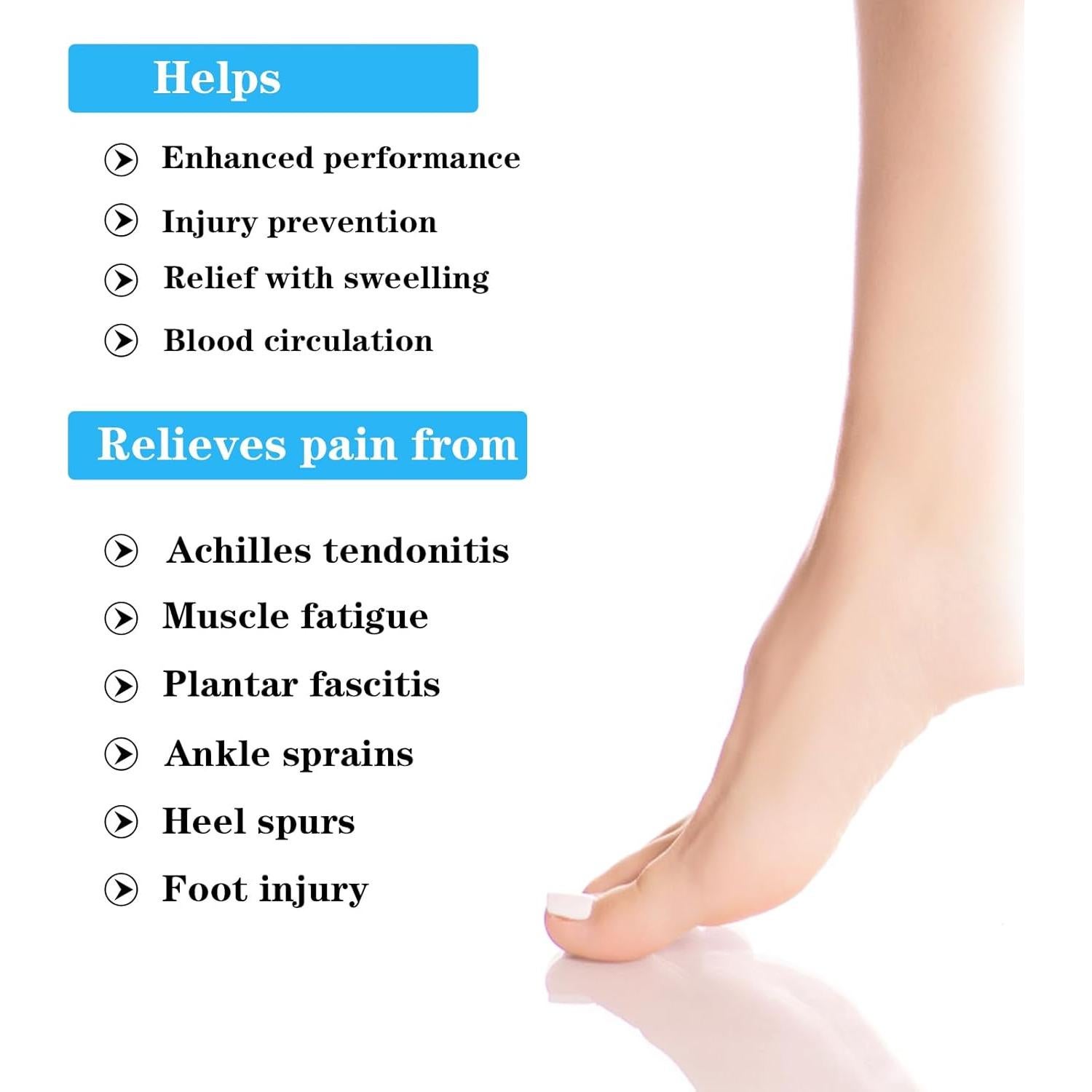 Calcetines Hidratantes Sin Dedos Gjinxi para Talones Agrietados