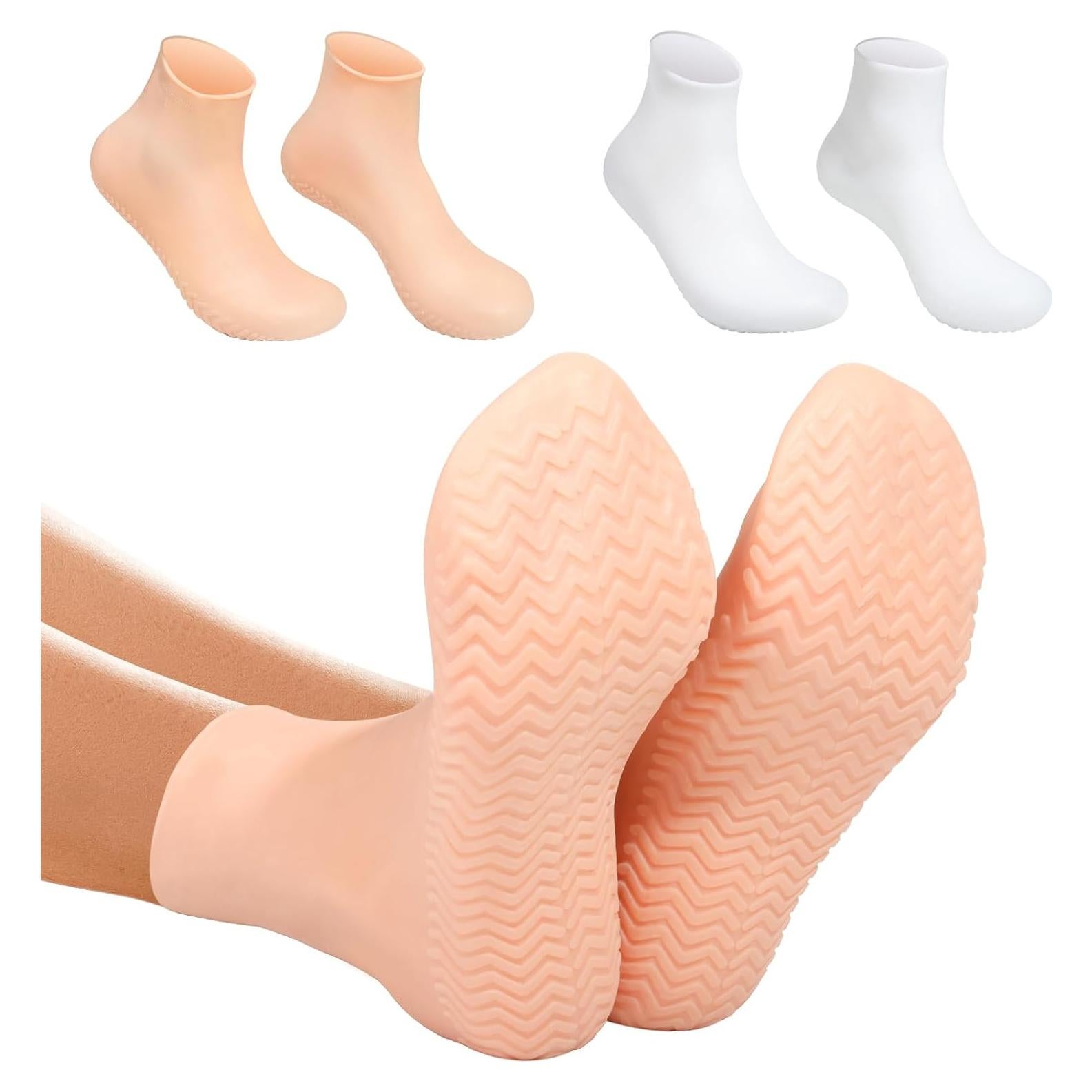 Calcetines Hidratantes de Silicona Vigdit XL Antideslizantes - 2 Pares