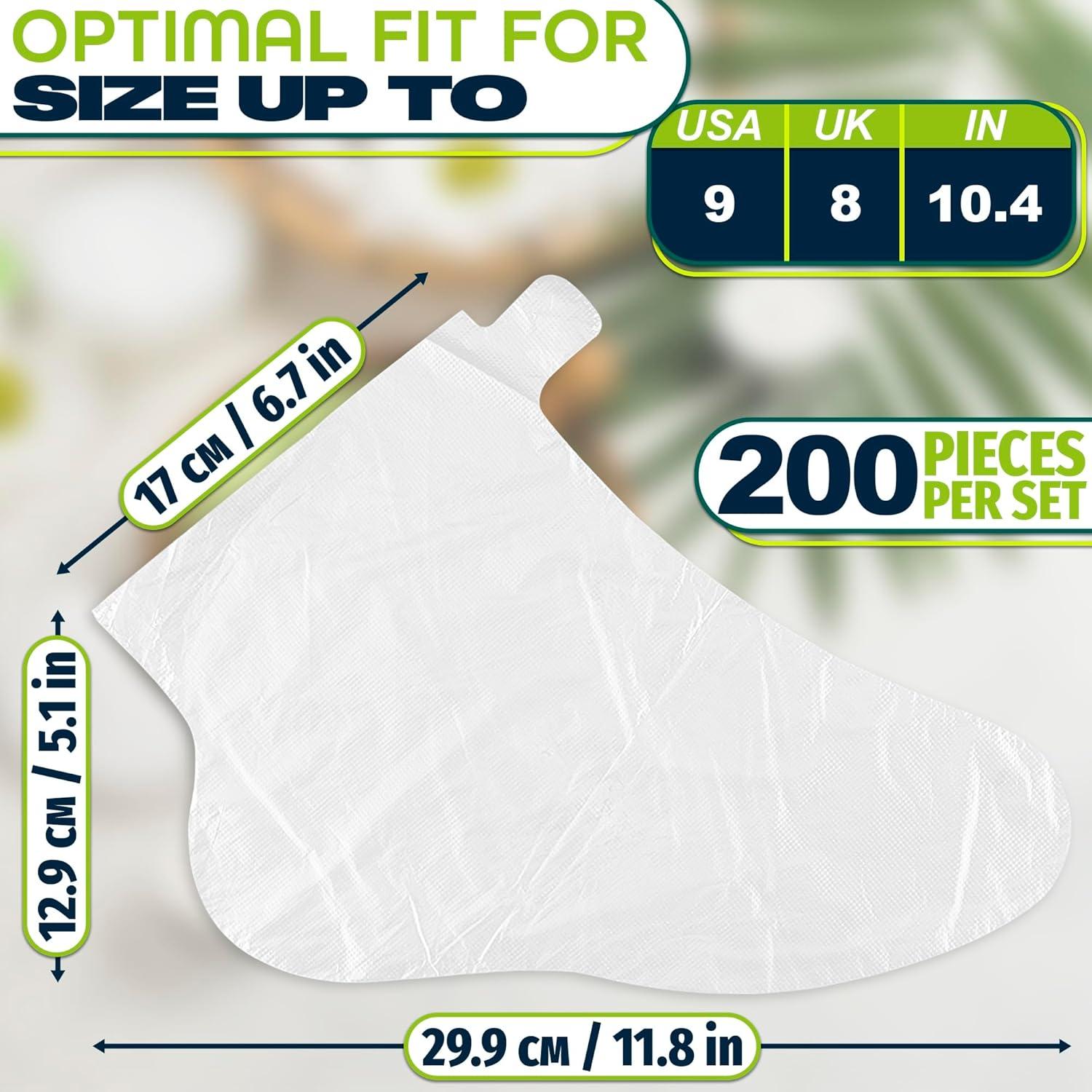 200 Bolsas de Cera de Parafina KETAR para Hidratación de Pies