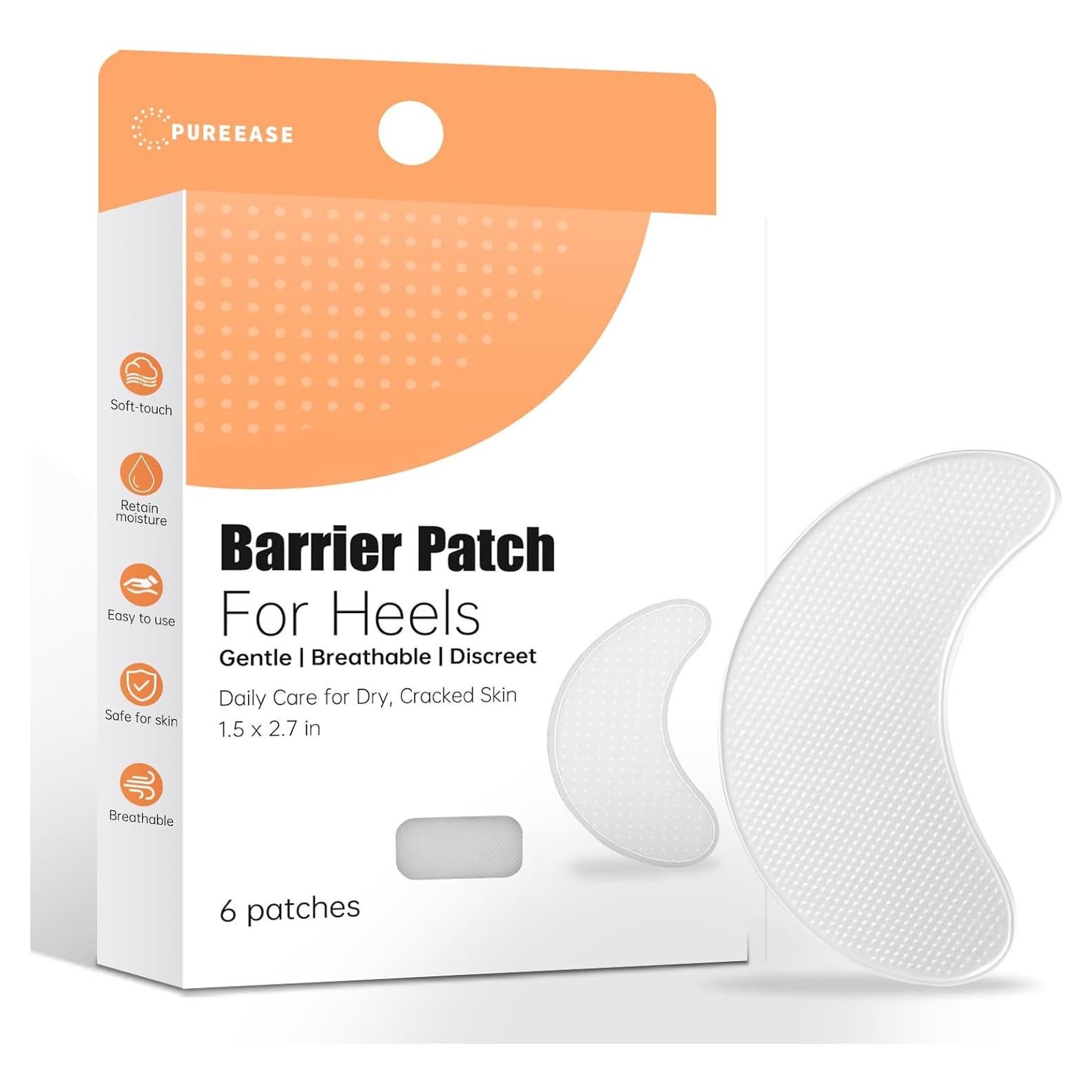 Parche Hidratante para Talones Secos PUREEASE - 6 Parches