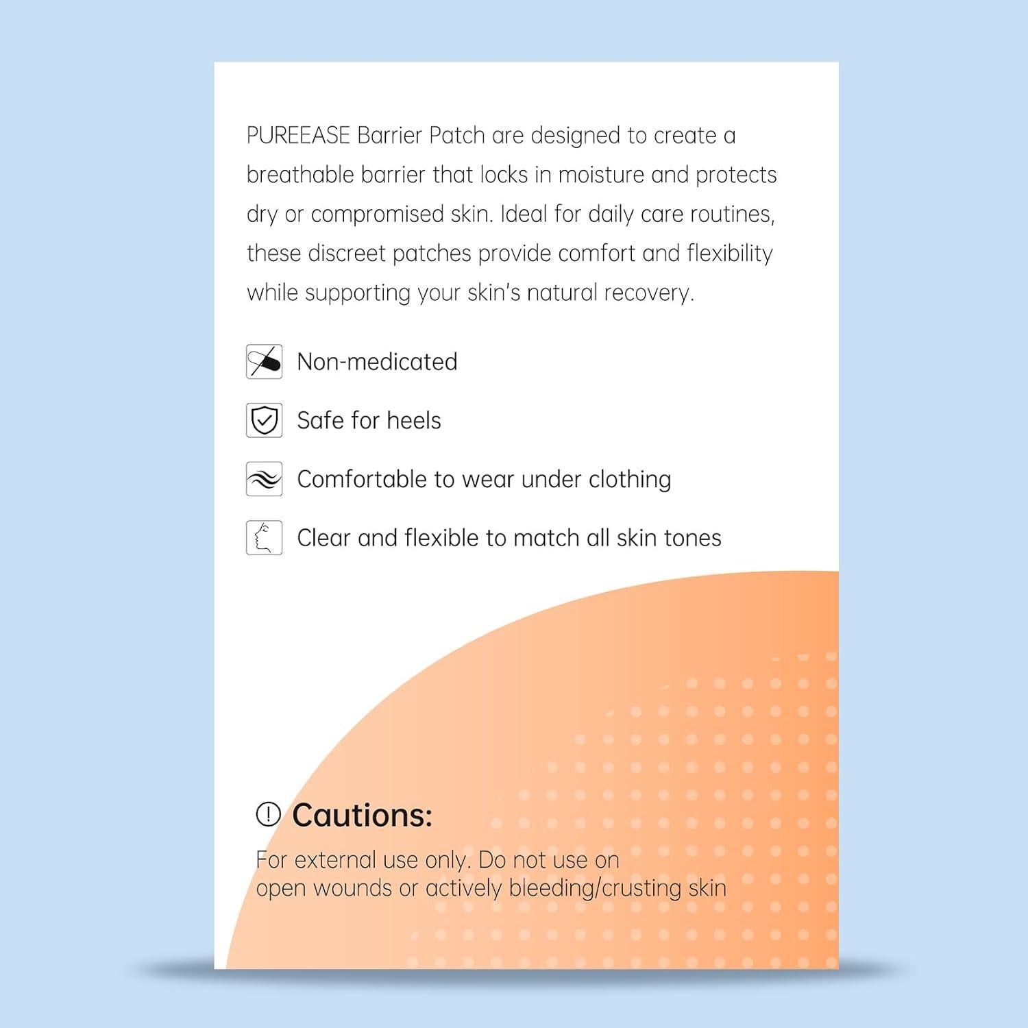 Parche Hidratante para Talones Secos PUREEASE - 6 Parches