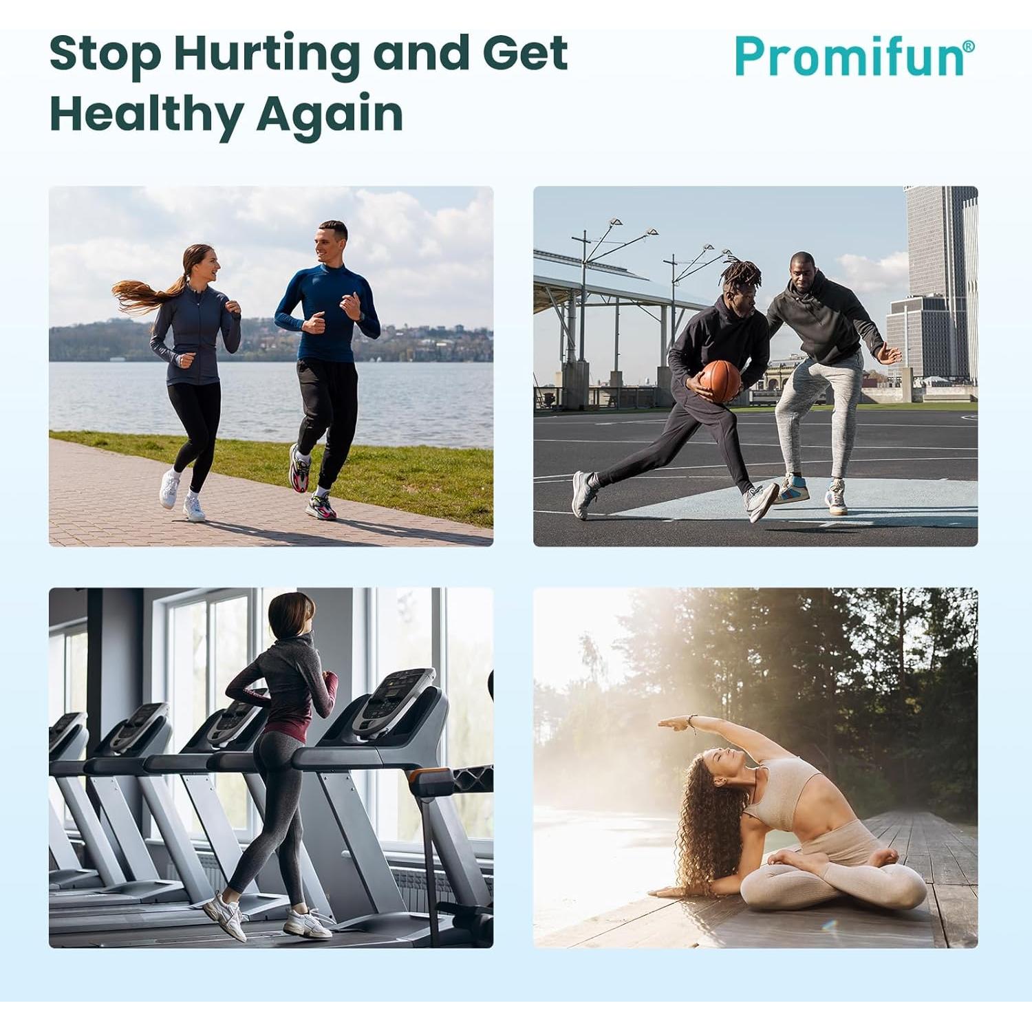 Calcetines de Compresión Promifun para Talón de Aquiles - 1 Par