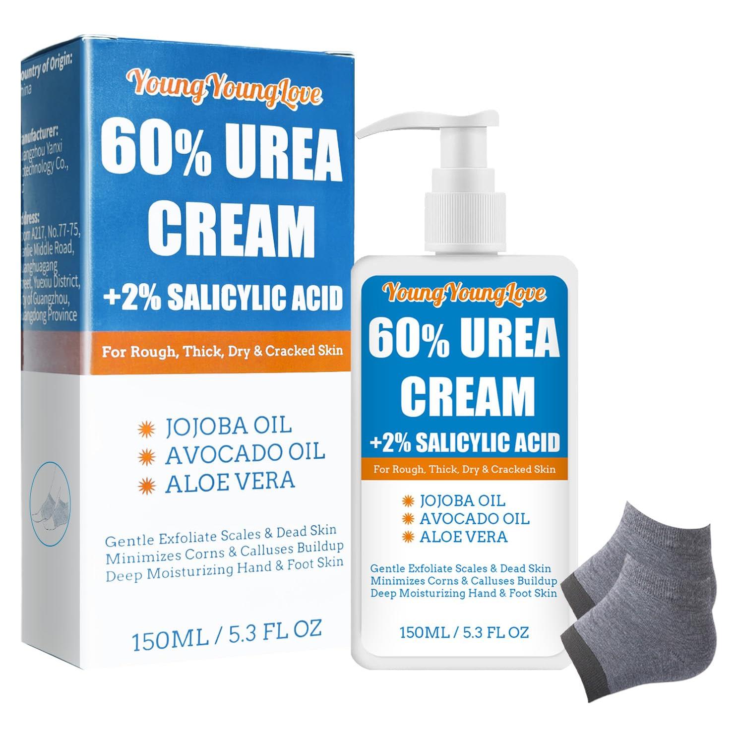 Crema de Urea 60% YOUNGYOUNGLOVE 150ml Hidratante para Pies
