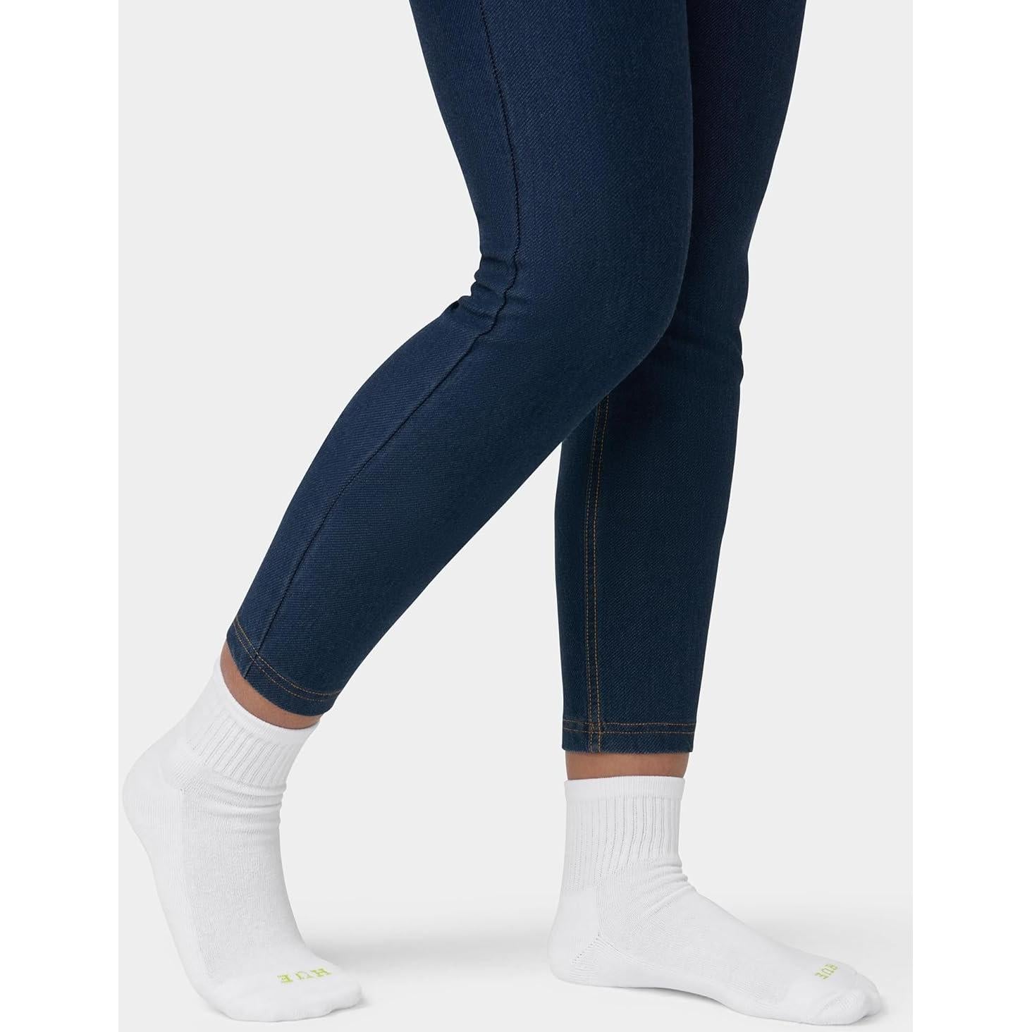 Calcetines Mini Crew HUE para Mujeres - Paquete de 6 Pairs