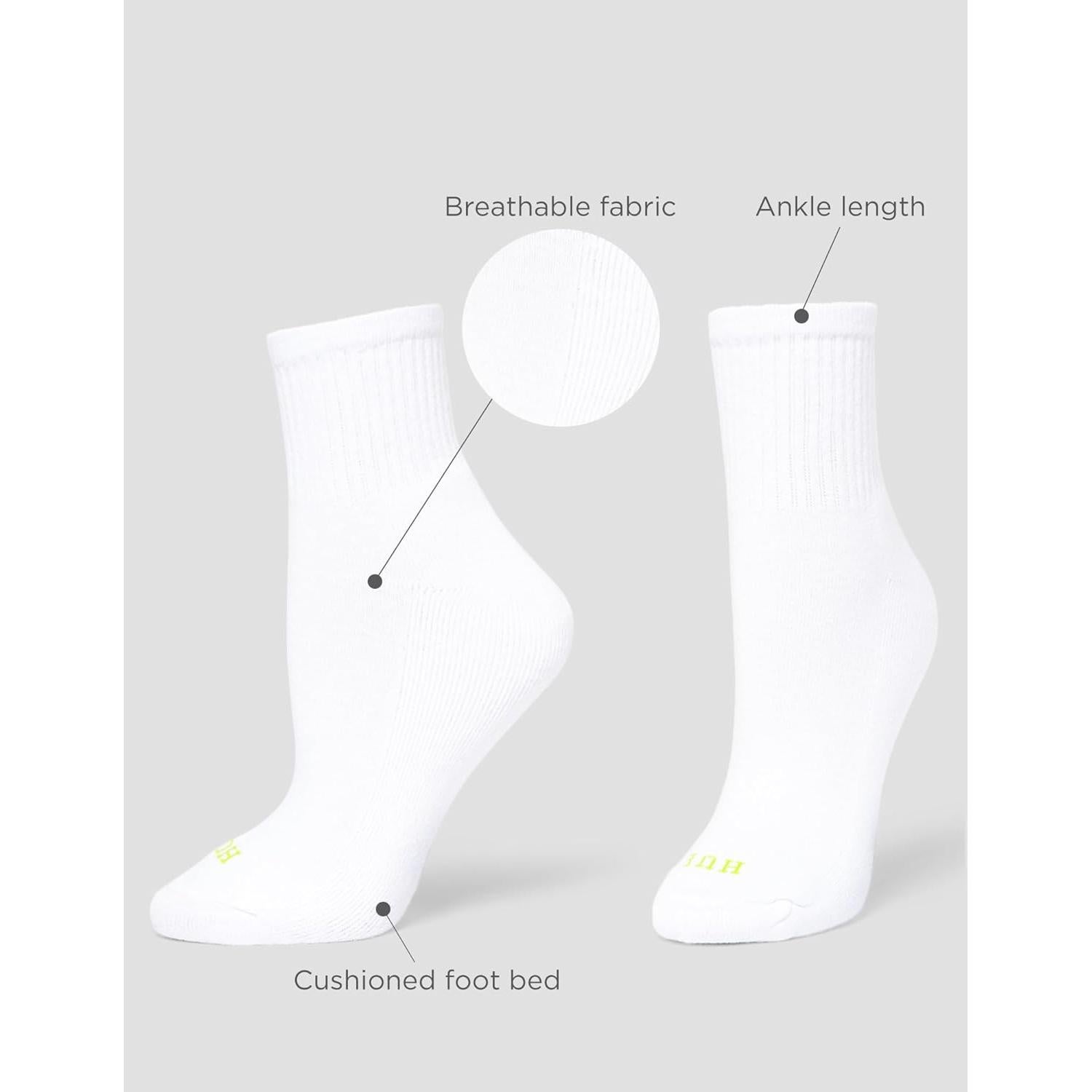 Calcetines Mini Crew HUE para Mujeres - Paquete de 6 Pairs