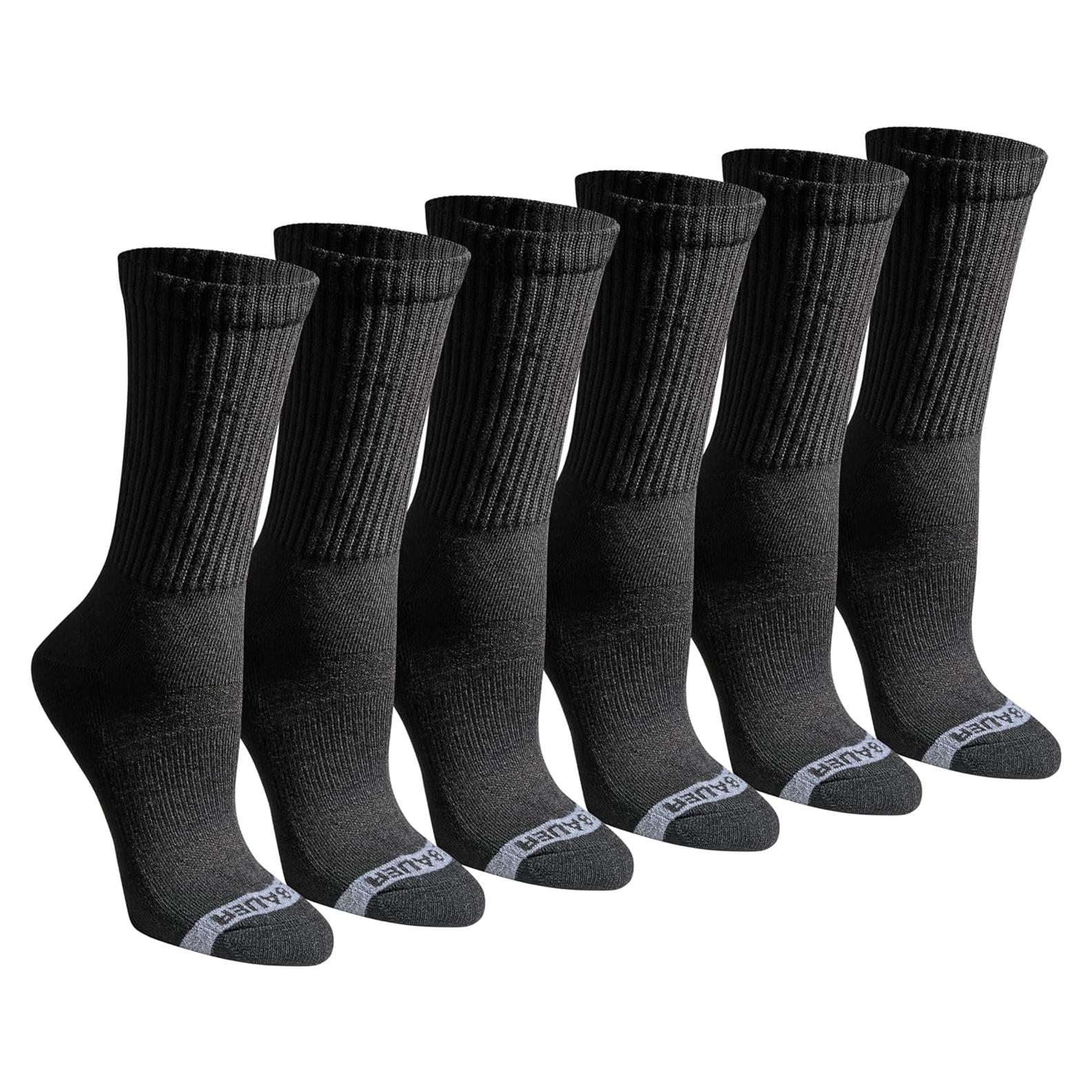 Calcetines de tripulación Dura Dri Eddie Bauer para mujer - 6 pares