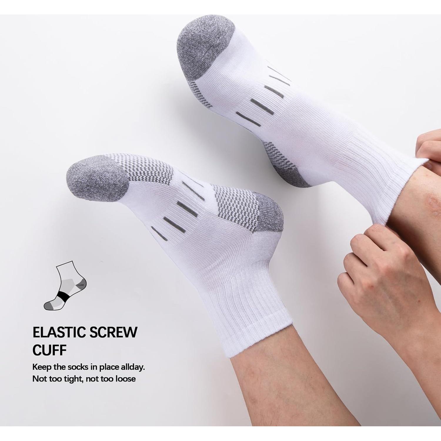 Calcetines Deportivos Heatuff para Hombre hasta el Tobillo - 8 Pares