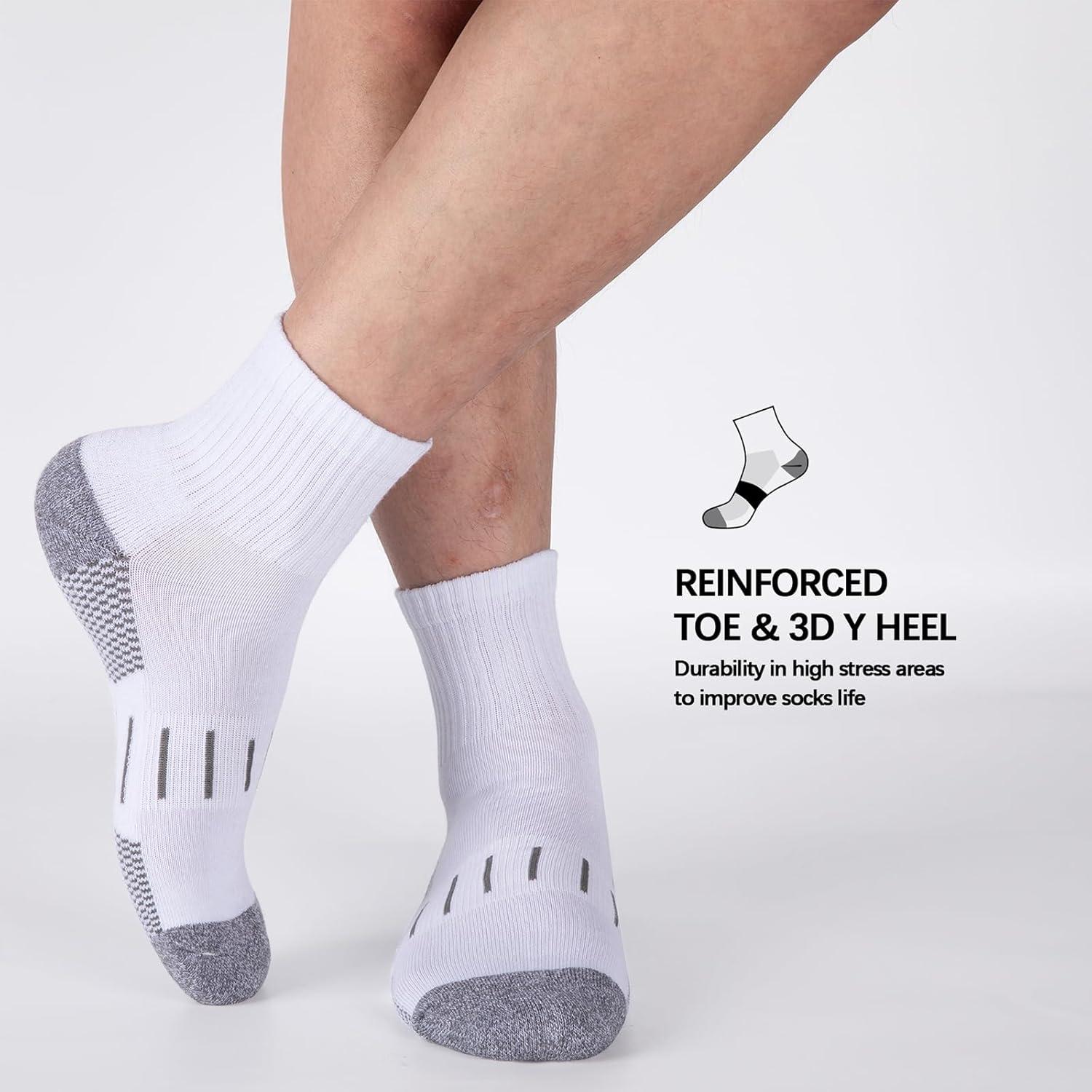 Calcetines Deportivos Heatuff para Hombre hasta el Tobillo - 8 Pares