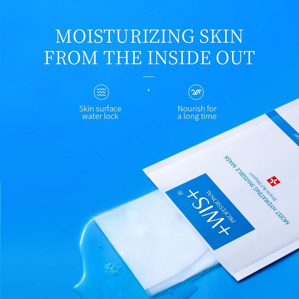 Mascarilla Facial Hidratante WIS - 10 Paquetes con Ácido Hialurónico