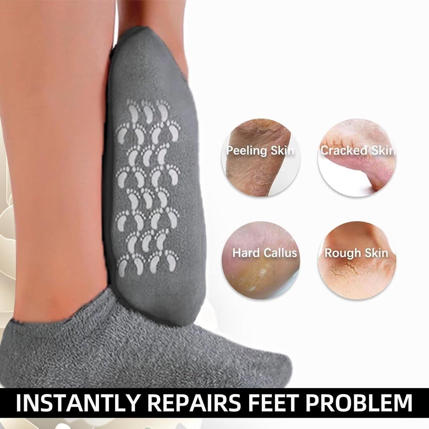 Calcetines de Gel Hidratantes SZCQ para Pies Secos y Agrietados