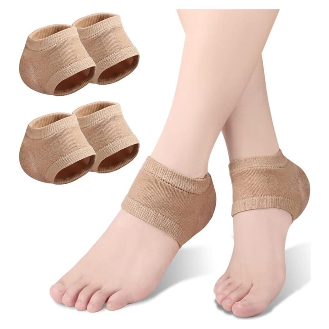 Calcetines Hidratantes de Gel Xemz para Talones Agrietados - 2 Pares