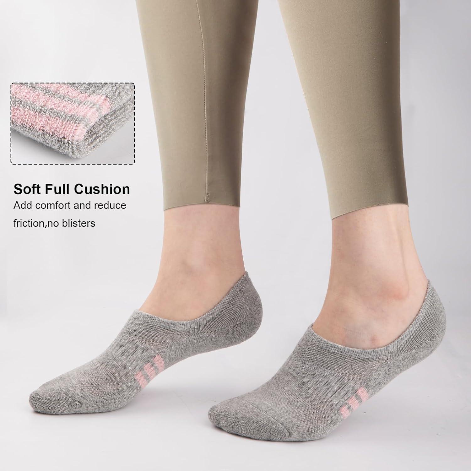 Calcetines Invisibles COOPLUS para Mujeres - 6 Pares Multicolor