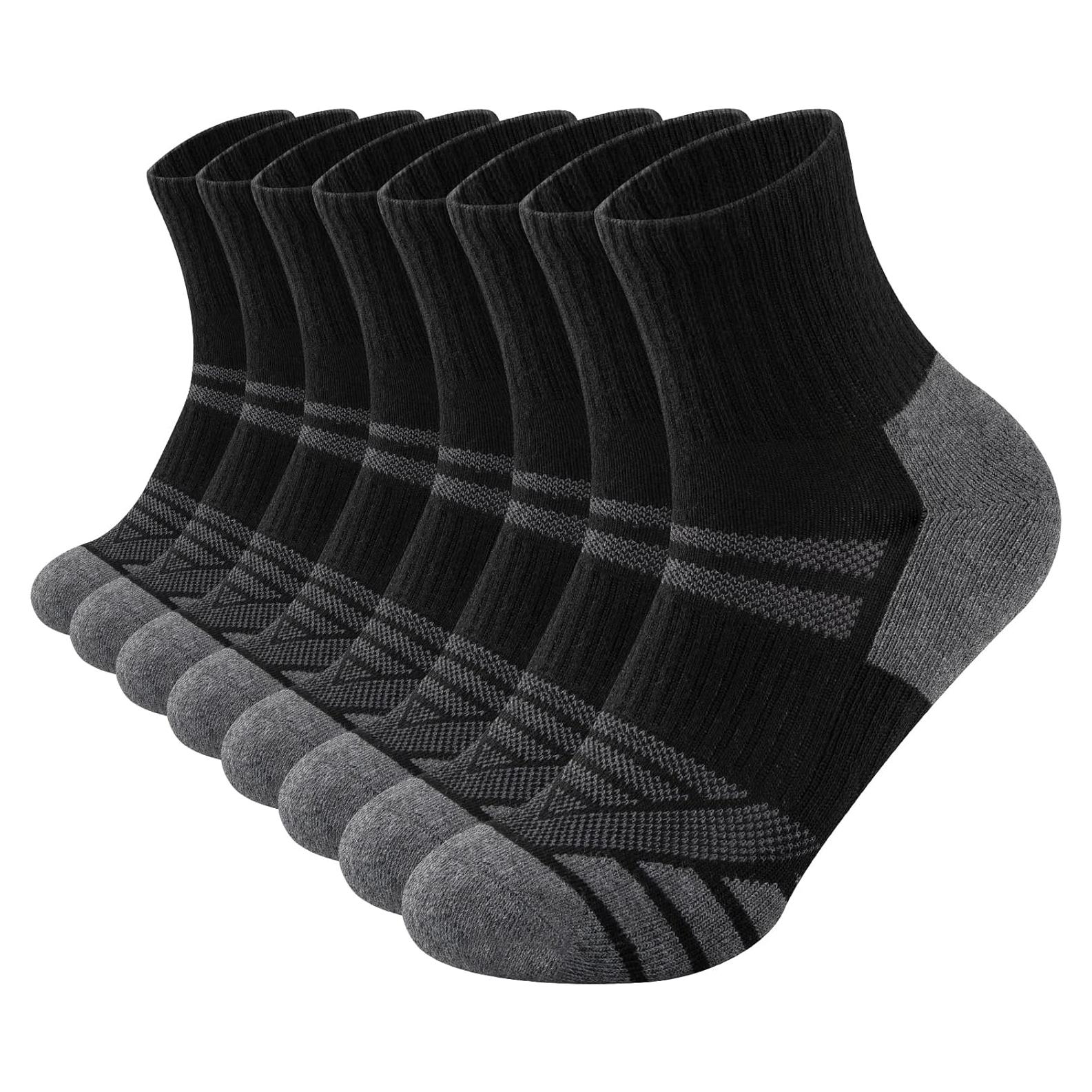 Calcetines de Tobillo Acolchados COOPLUS para Hombre - 8 Pares