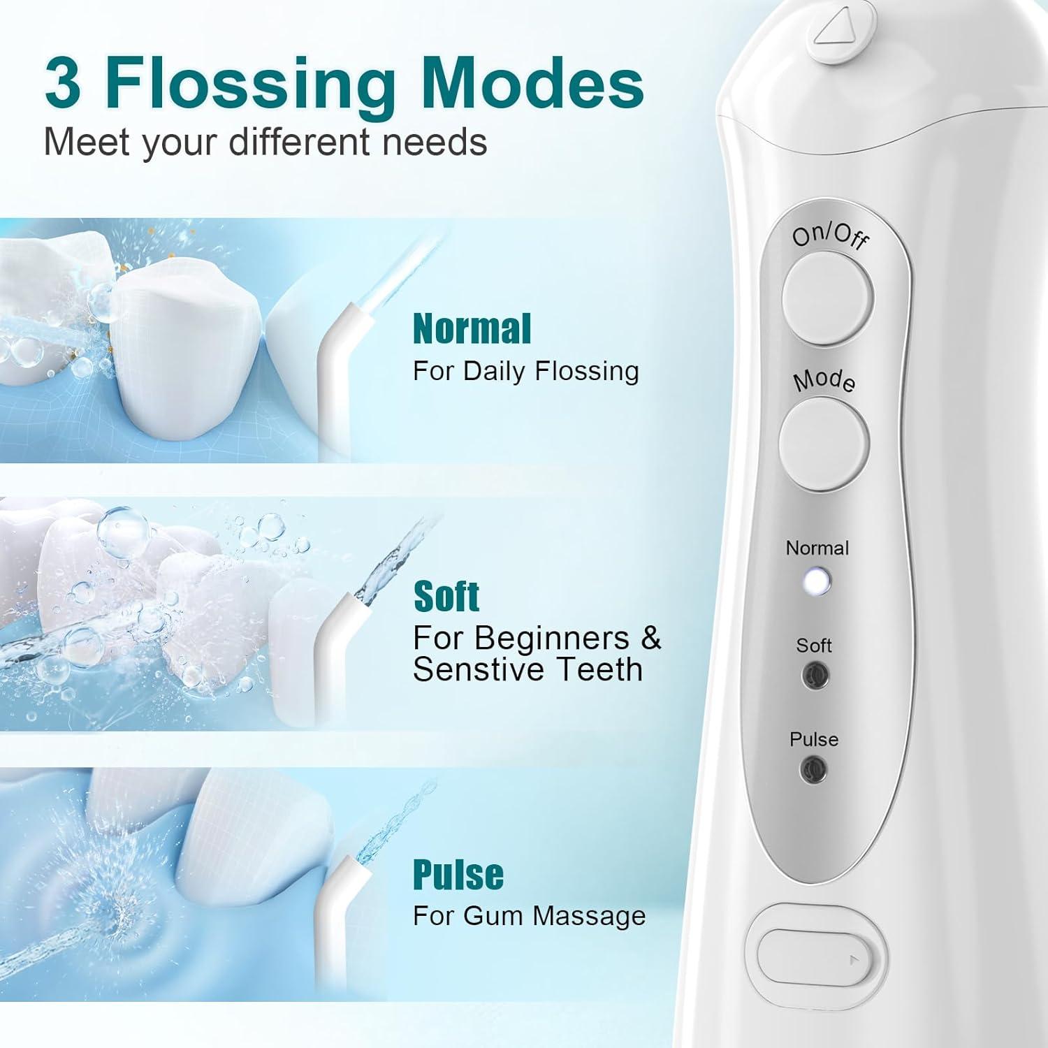 Irrigador Dental Inalámbrico Nicefeel NF A1 - Carga Rápida 300ml