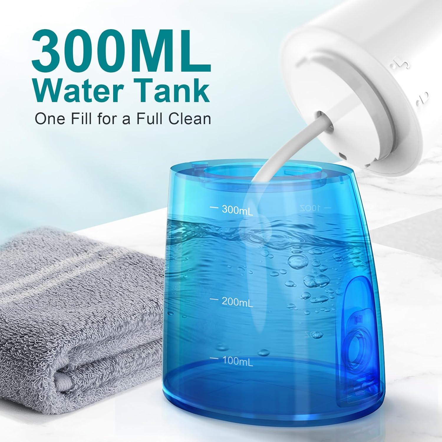 Irrigador Dental Inalámbrico Nicefeel NF A1 - 300ml, IPX7