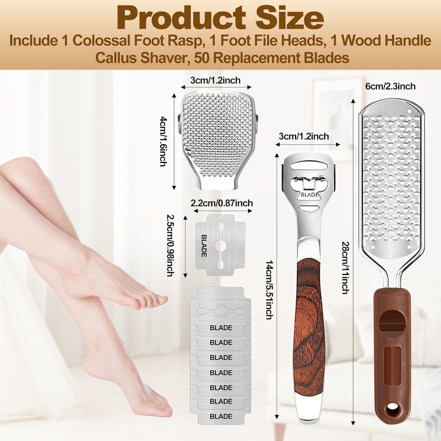 Kit Removedor de Callos para Pies Qneiaym - 53 Piezas