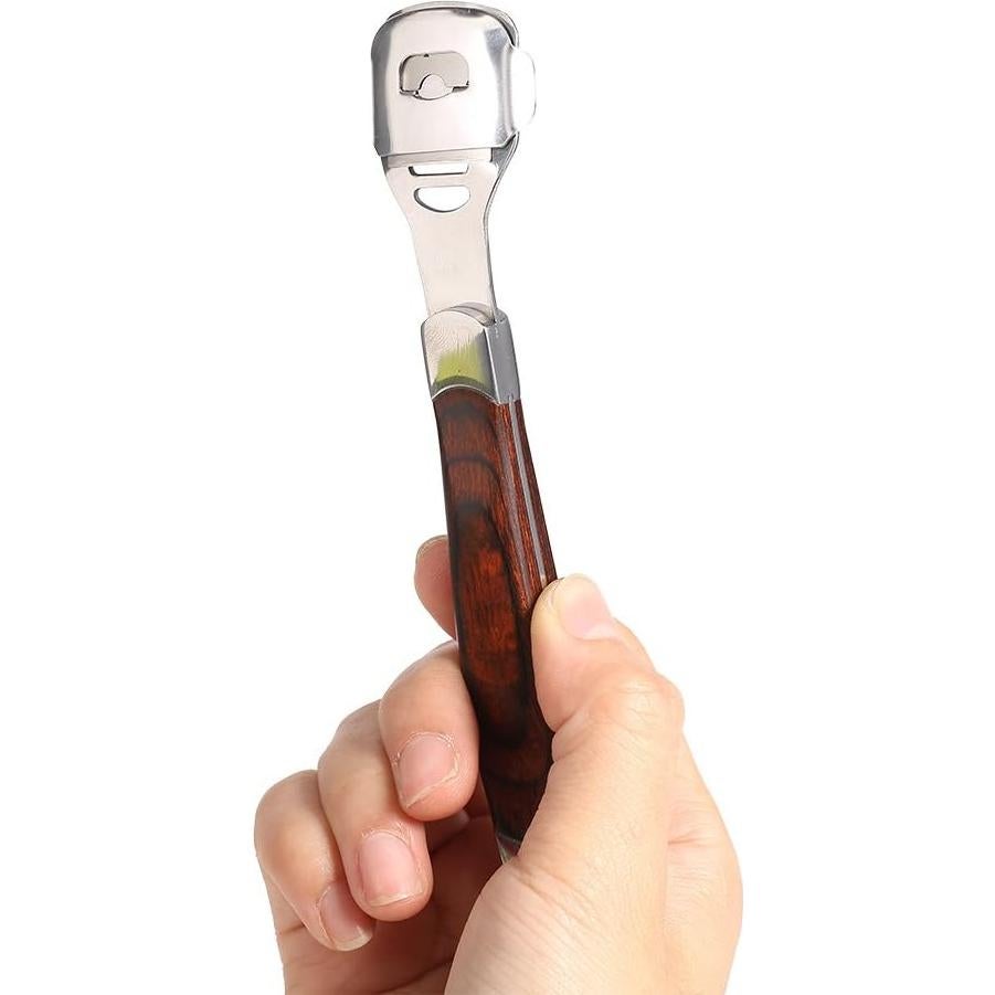 Raspador de pies TMISHION de acero inoxidable con cuchillas