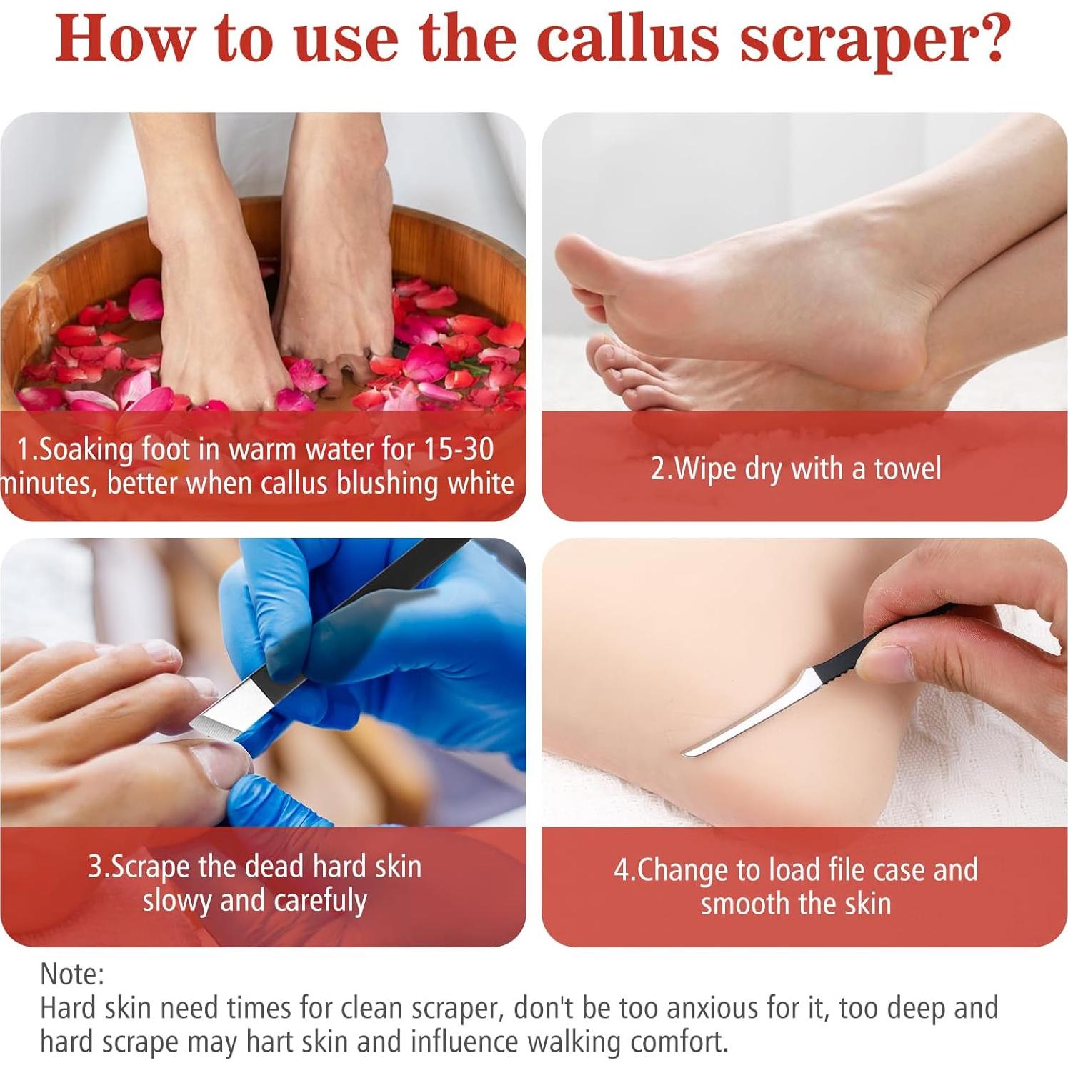 Kit de Pedicura Profesional Cobee 6 Piezas Acero Inoxidable