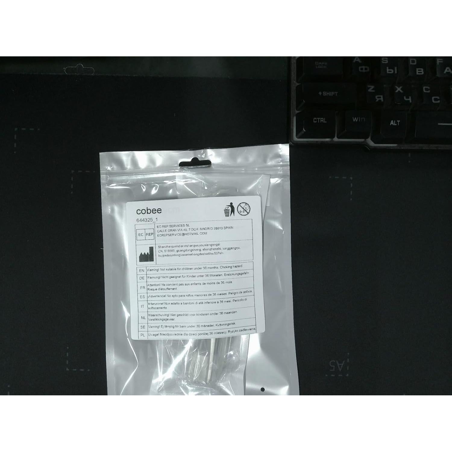 Kit de Pedicura Profesional Cobee 6 Piezas Acero Inoxidable