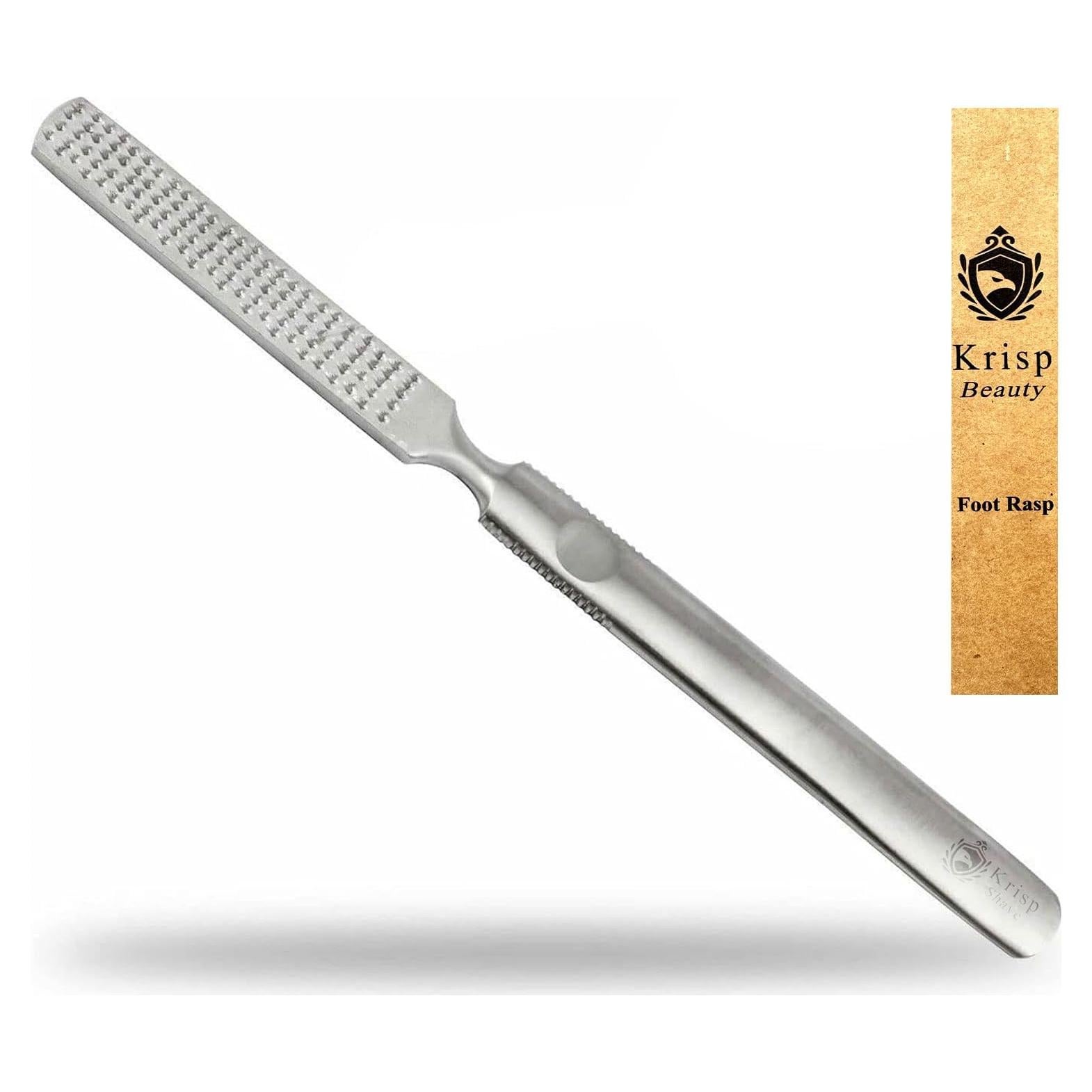 Raspador de Pies Profesional Krisp Beauty 17.78 cm Acero Inoxidable