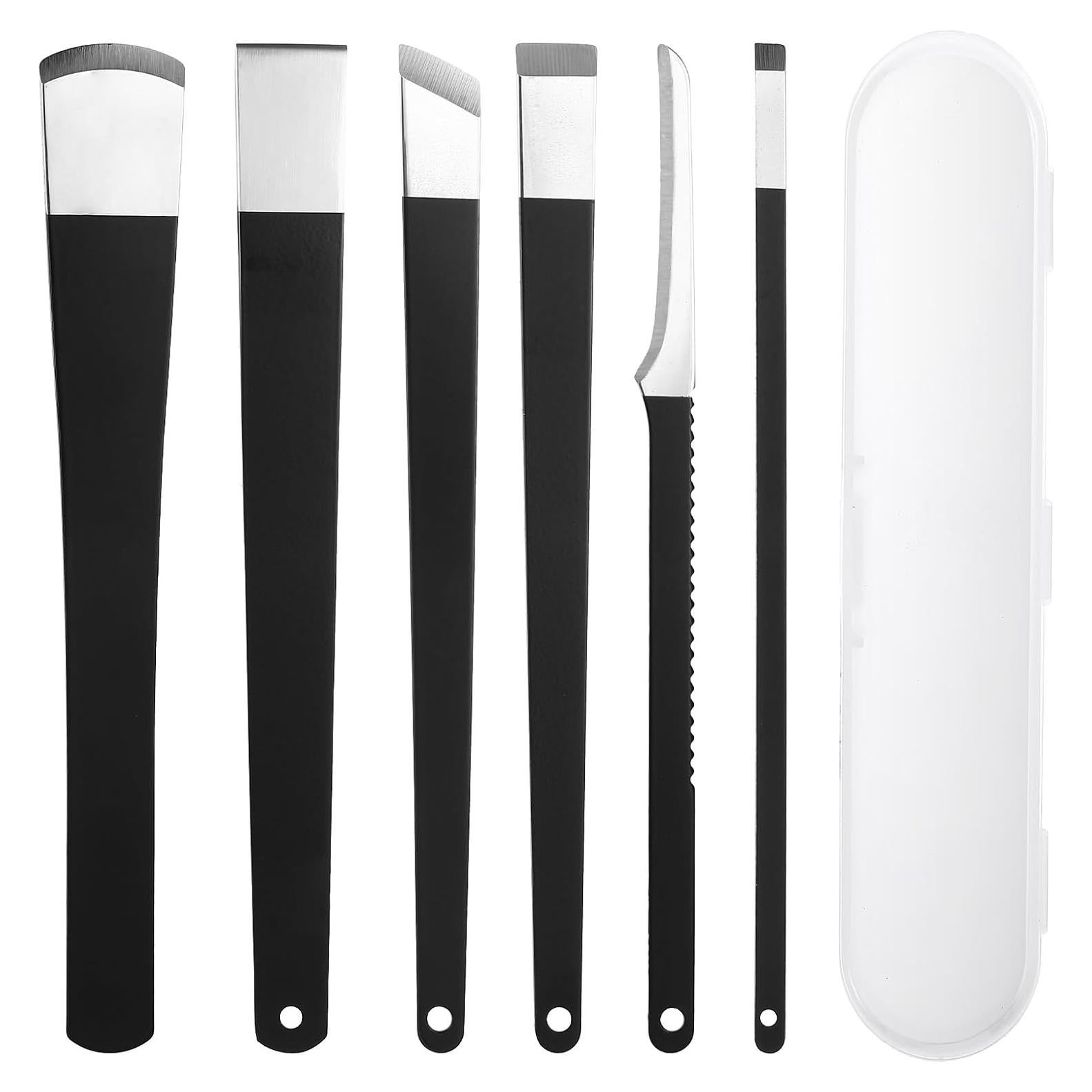 Kit de Pedicura Profesional HJZHII 6 Piezas Acero Inoxidable