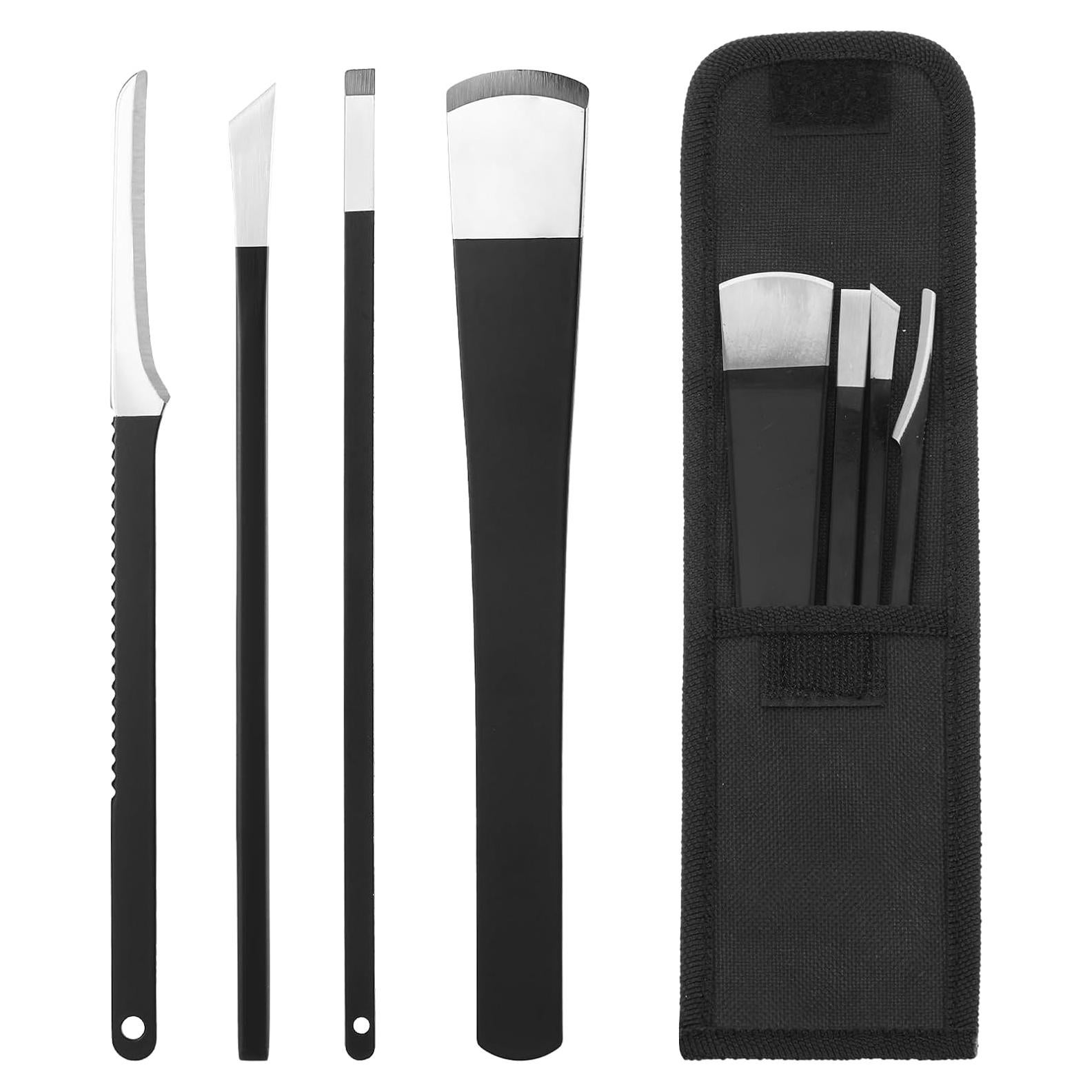 Juego de 4 Herramientas de Pedicura FdcLixuvol Acero Inoxidable