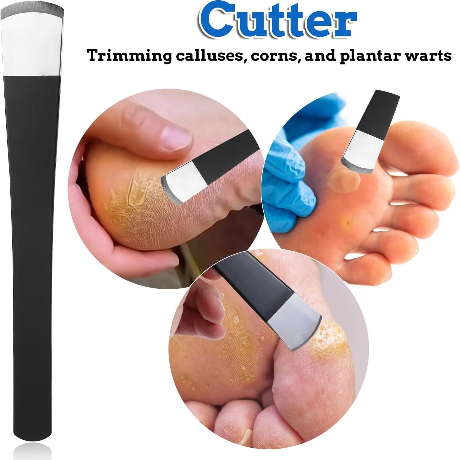 Juego de 4 Herramientas de Pedicura FdcLixuvol Acero Inoxidable