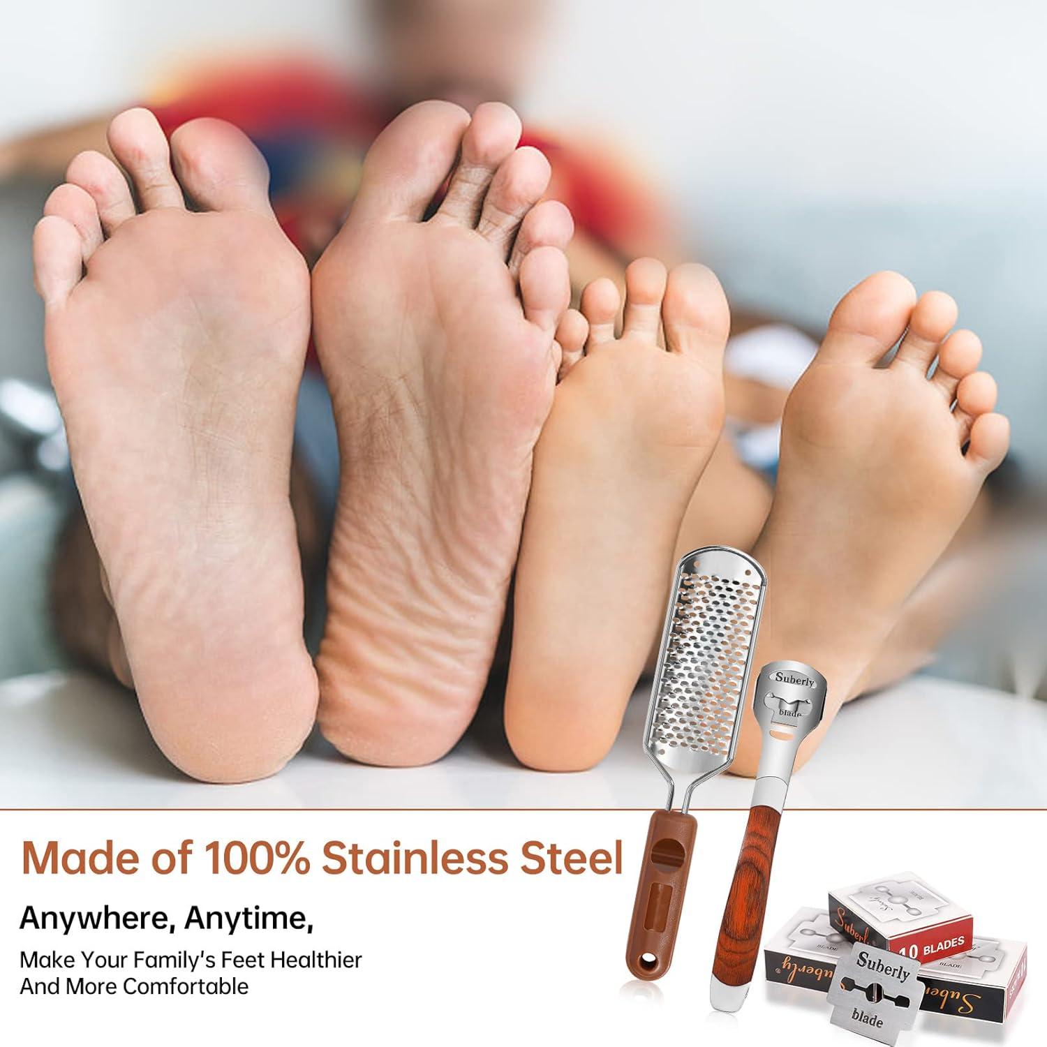 Juego de Lima y Raspador de Callos AEJMYS - 30 Cuchillas